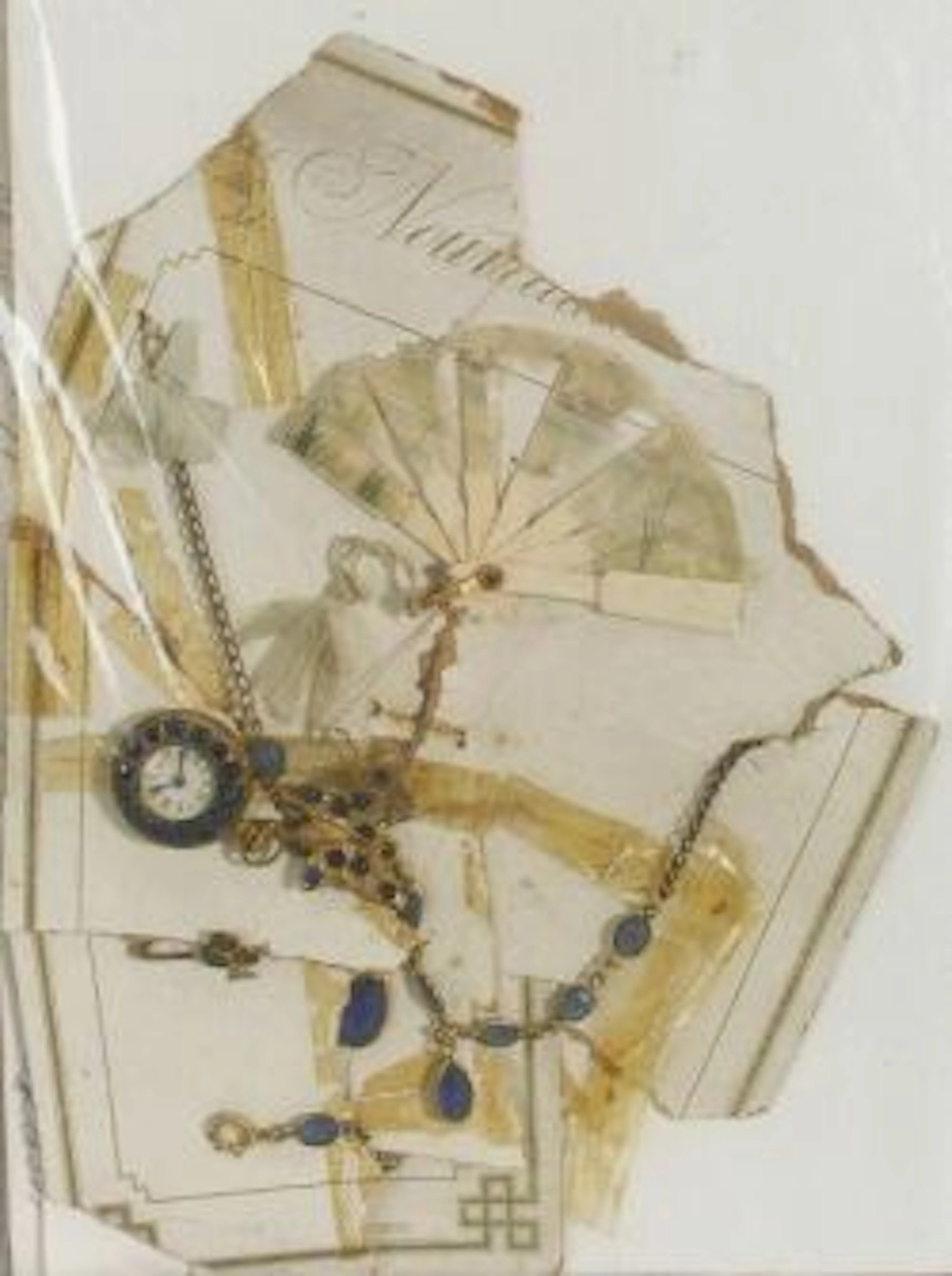 Card of Jewelry Accessories for a Bebe Doll