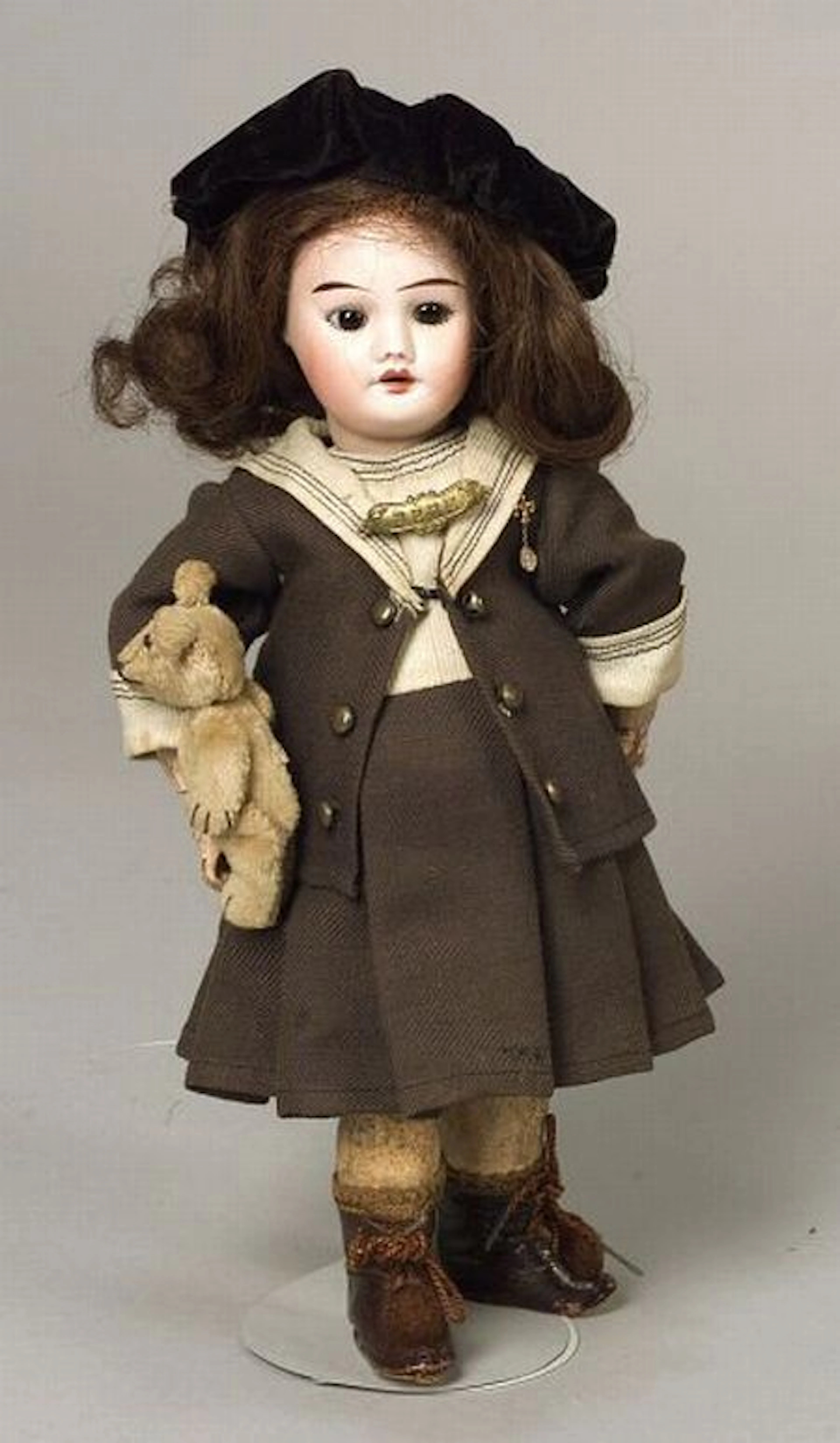 SFBJ "Bleuette" Bisque Head Girl Doll