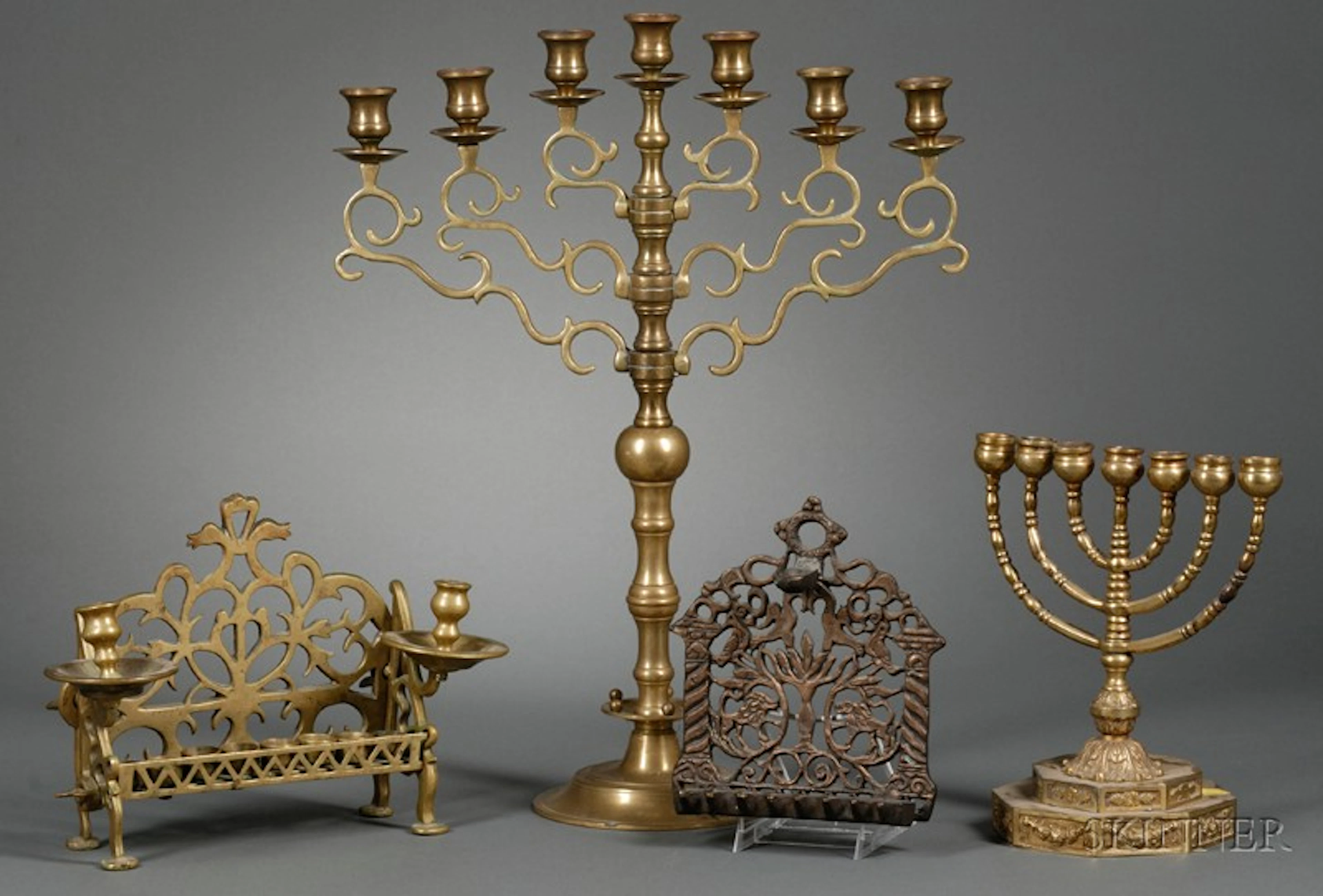 Group of Judaic Lamps