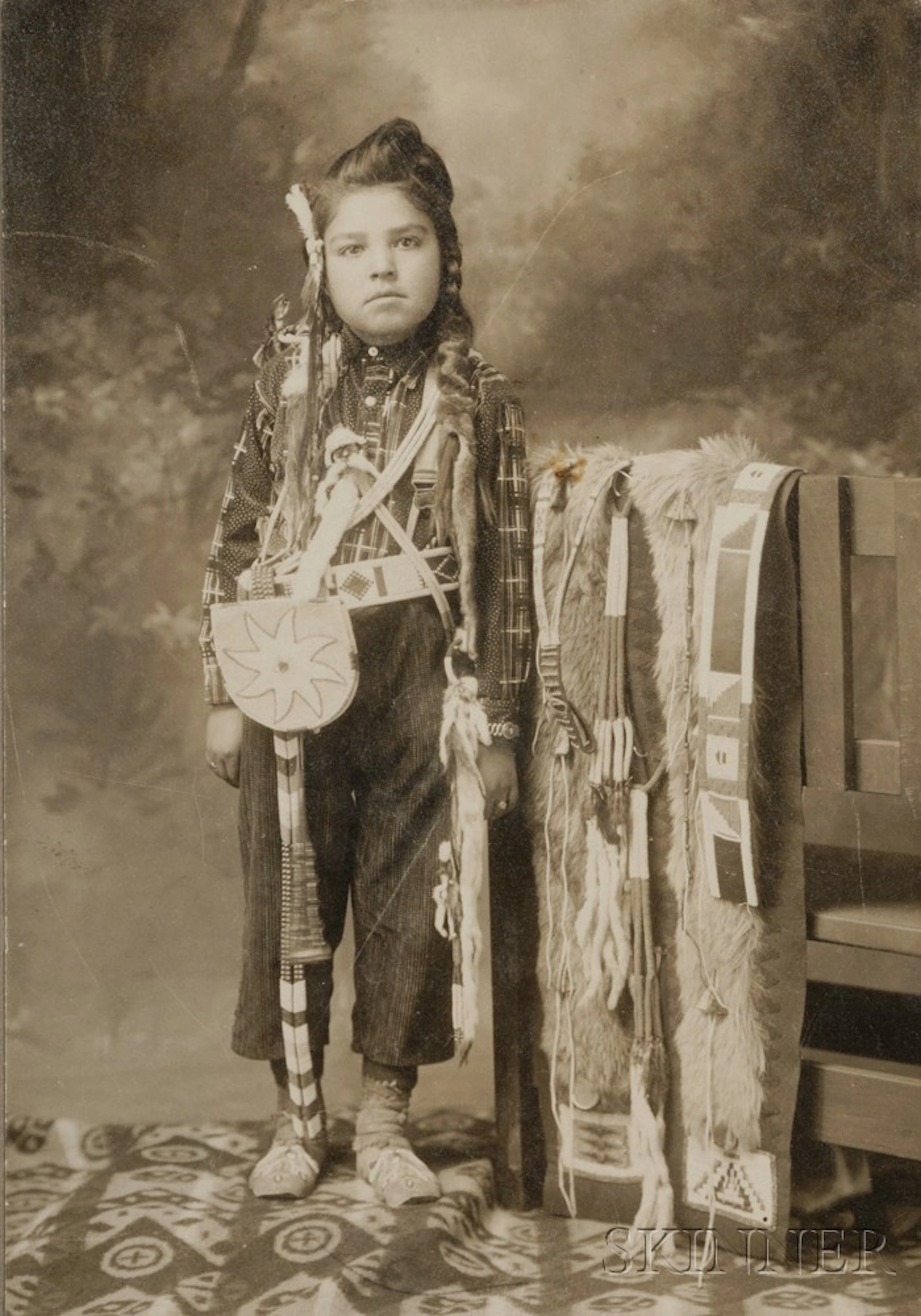 Photograph of a Crow Boy