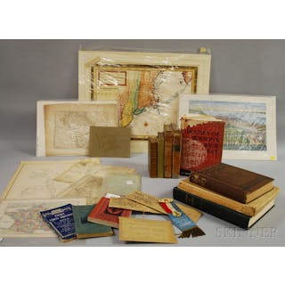 Group of Assorted Boston and East Coast Historical, Souvenir Books, Maps, and Ephemera Items