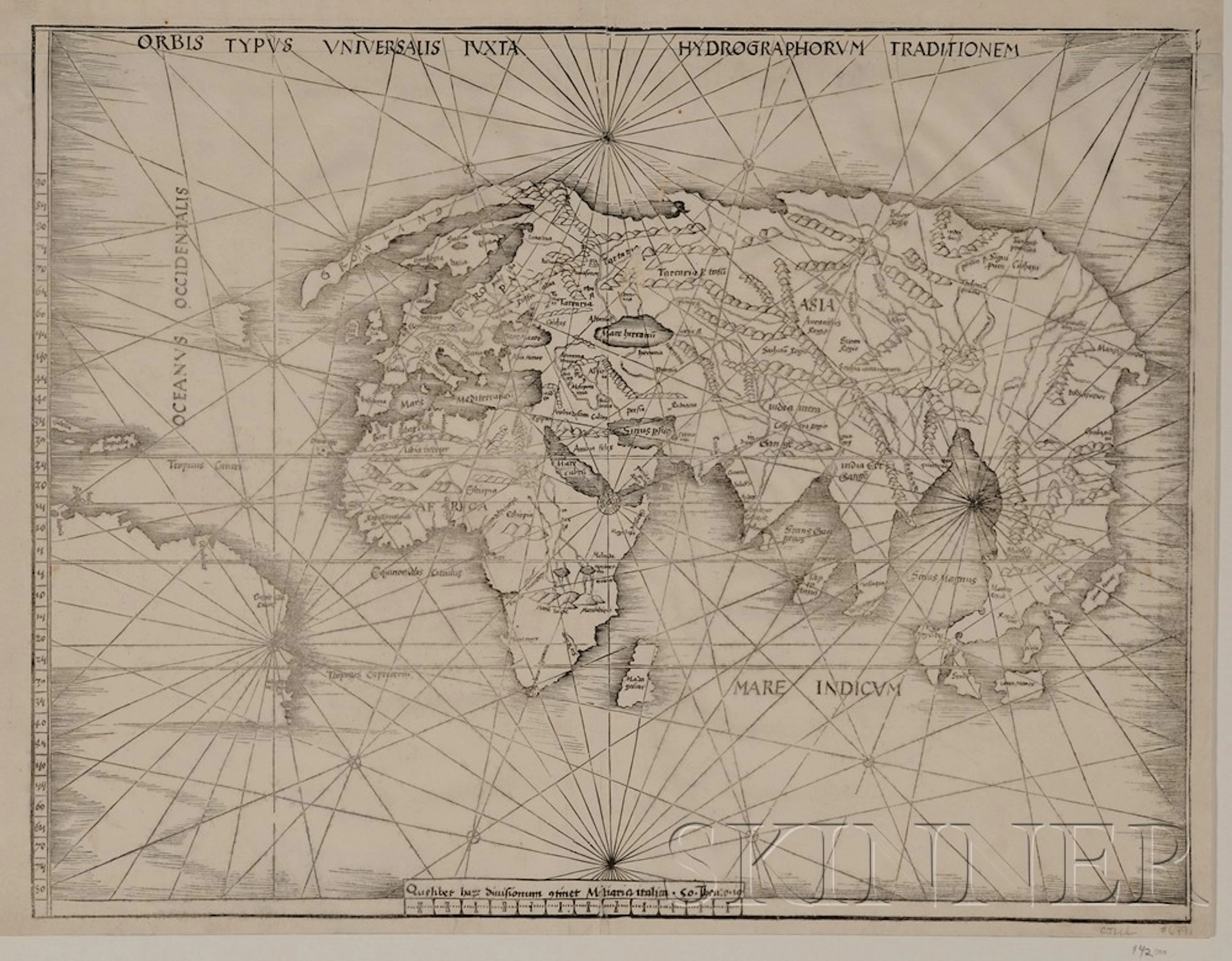 (Maps and Charts, World Projection, 16th Century)