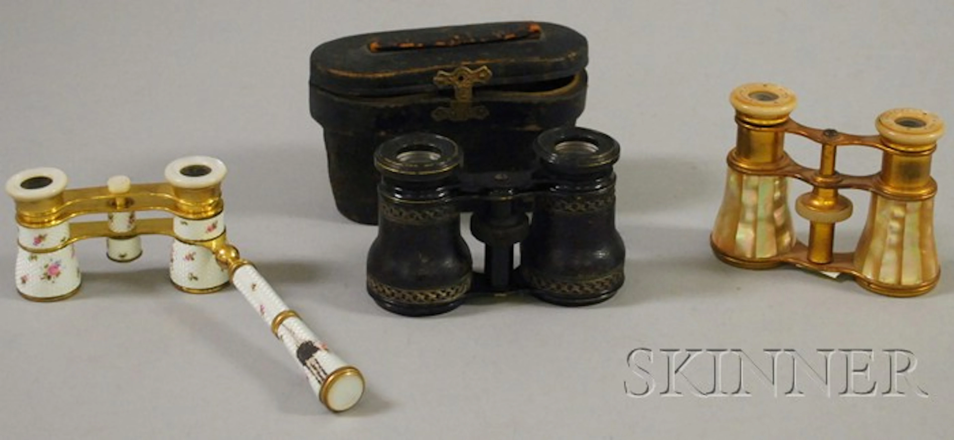Three Pairs of Vintage European Opera Glasses