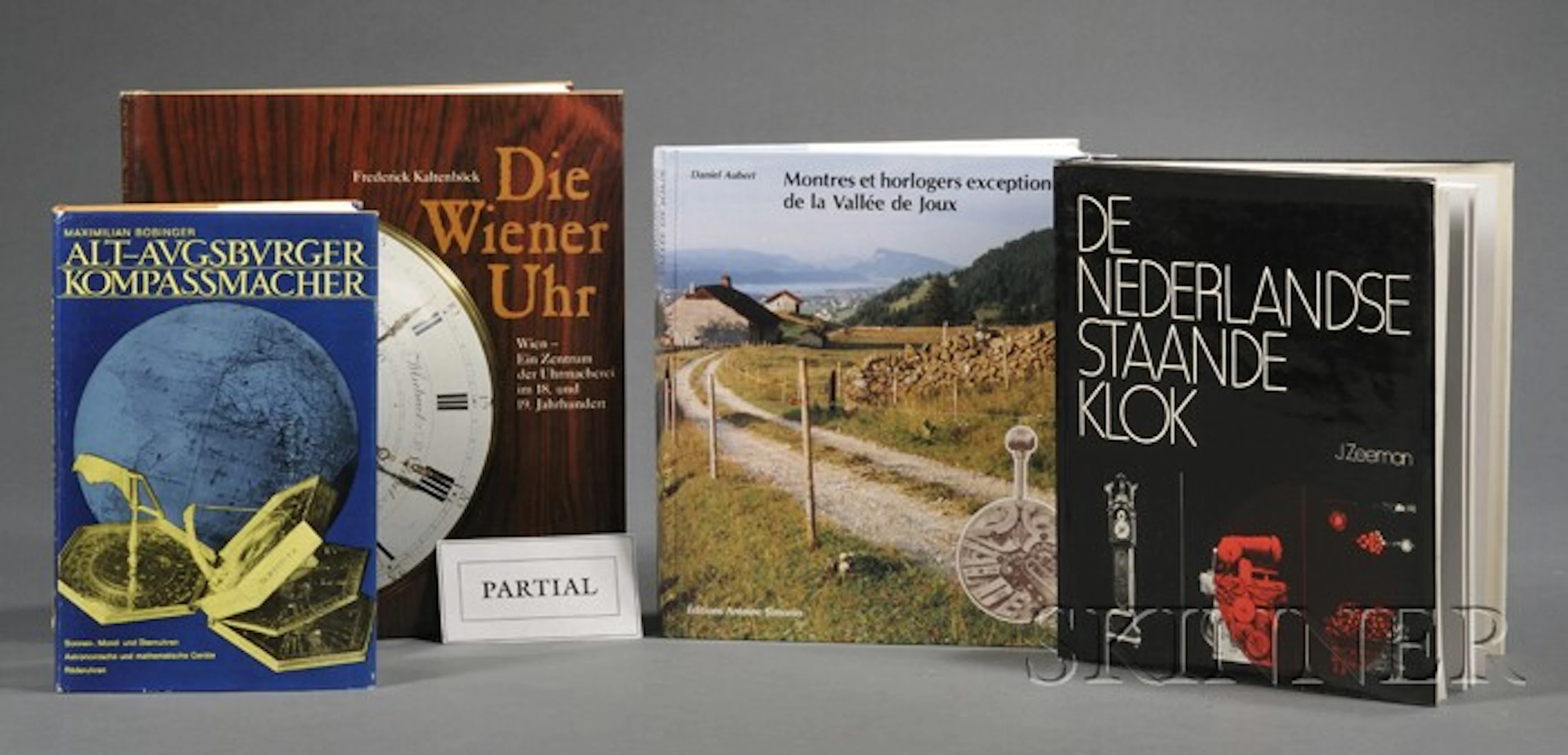 Large Lot of Clock and Watch-related Books