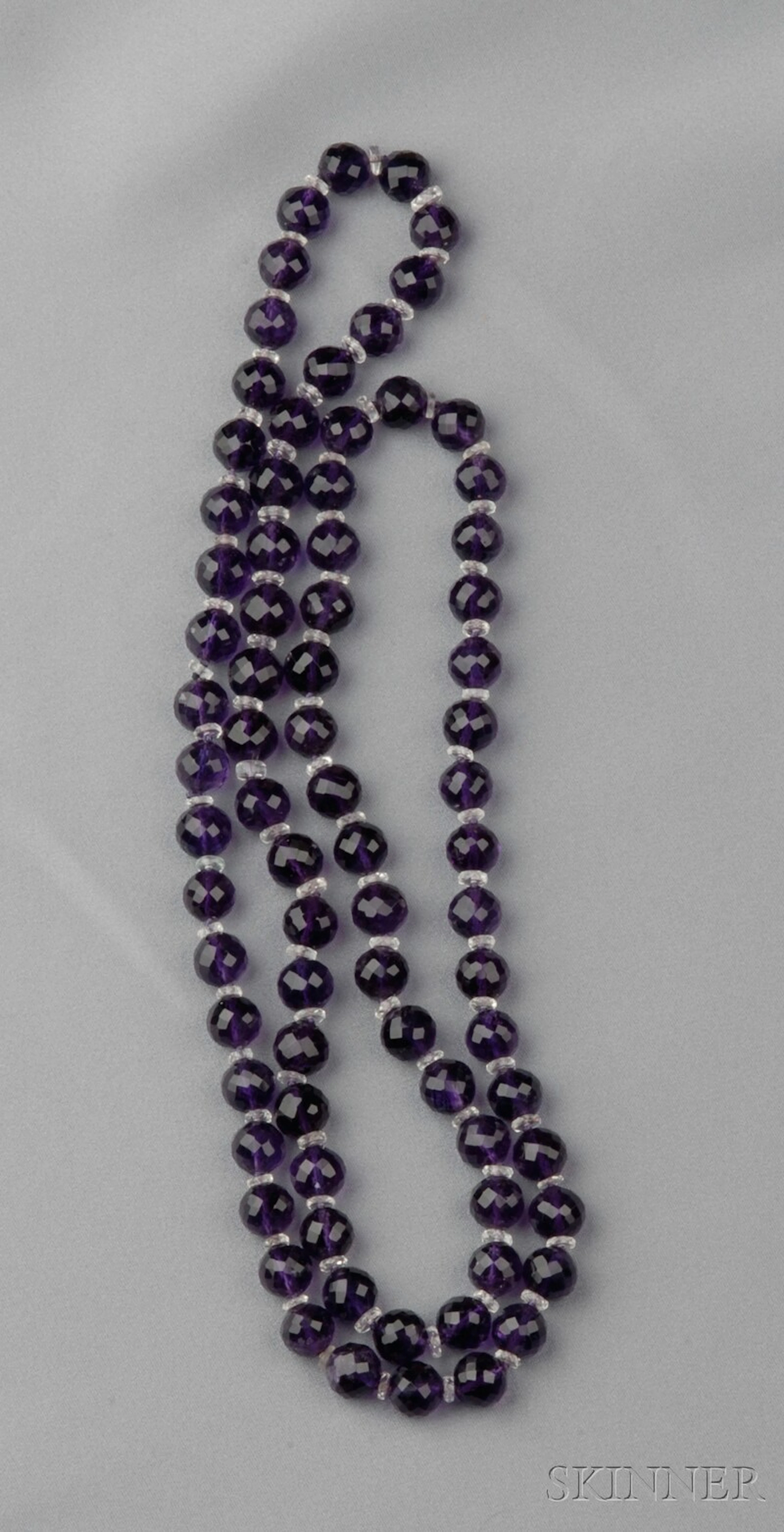 Amethyst Bead Necklace