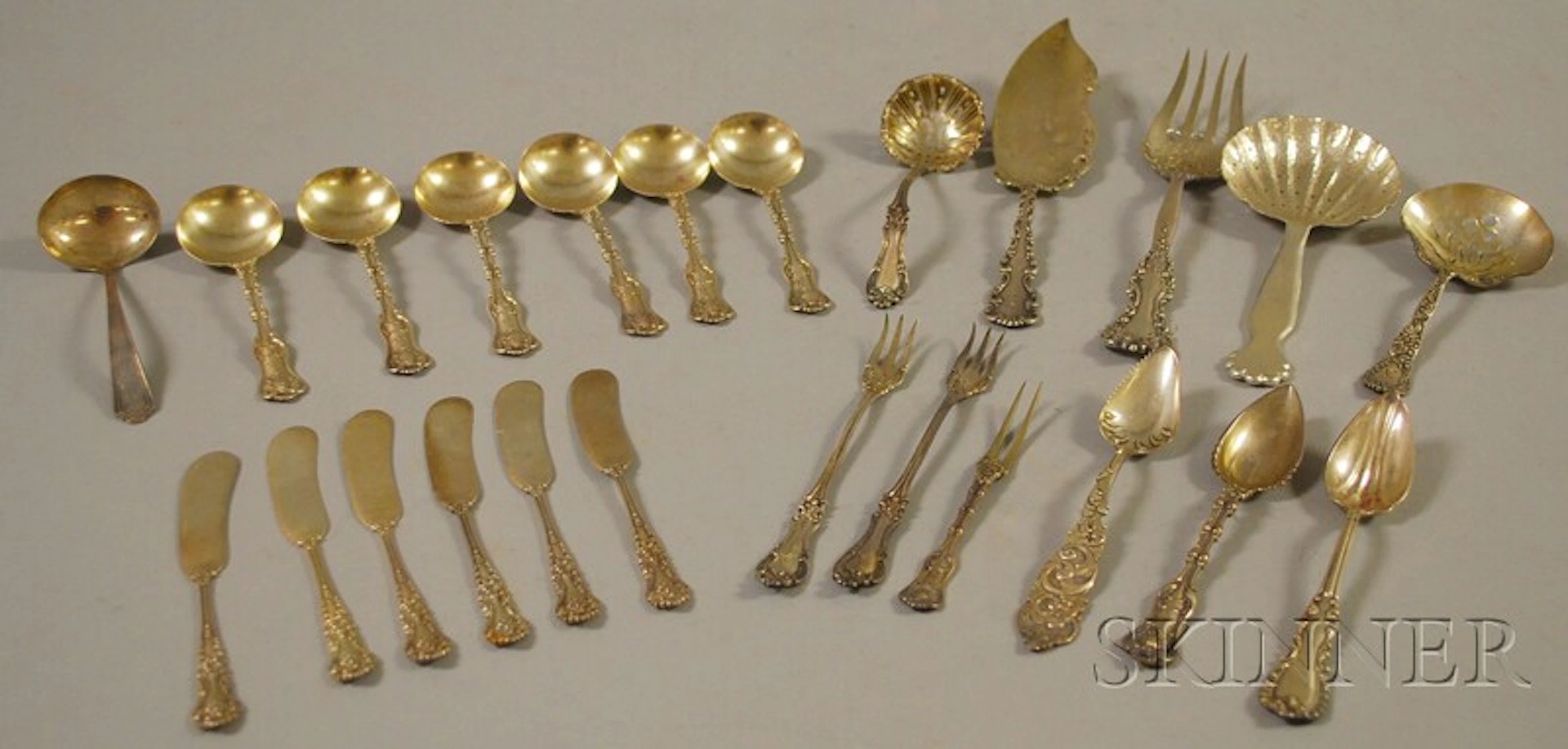Group of Assorted Mostly Sterling Silver Flatware