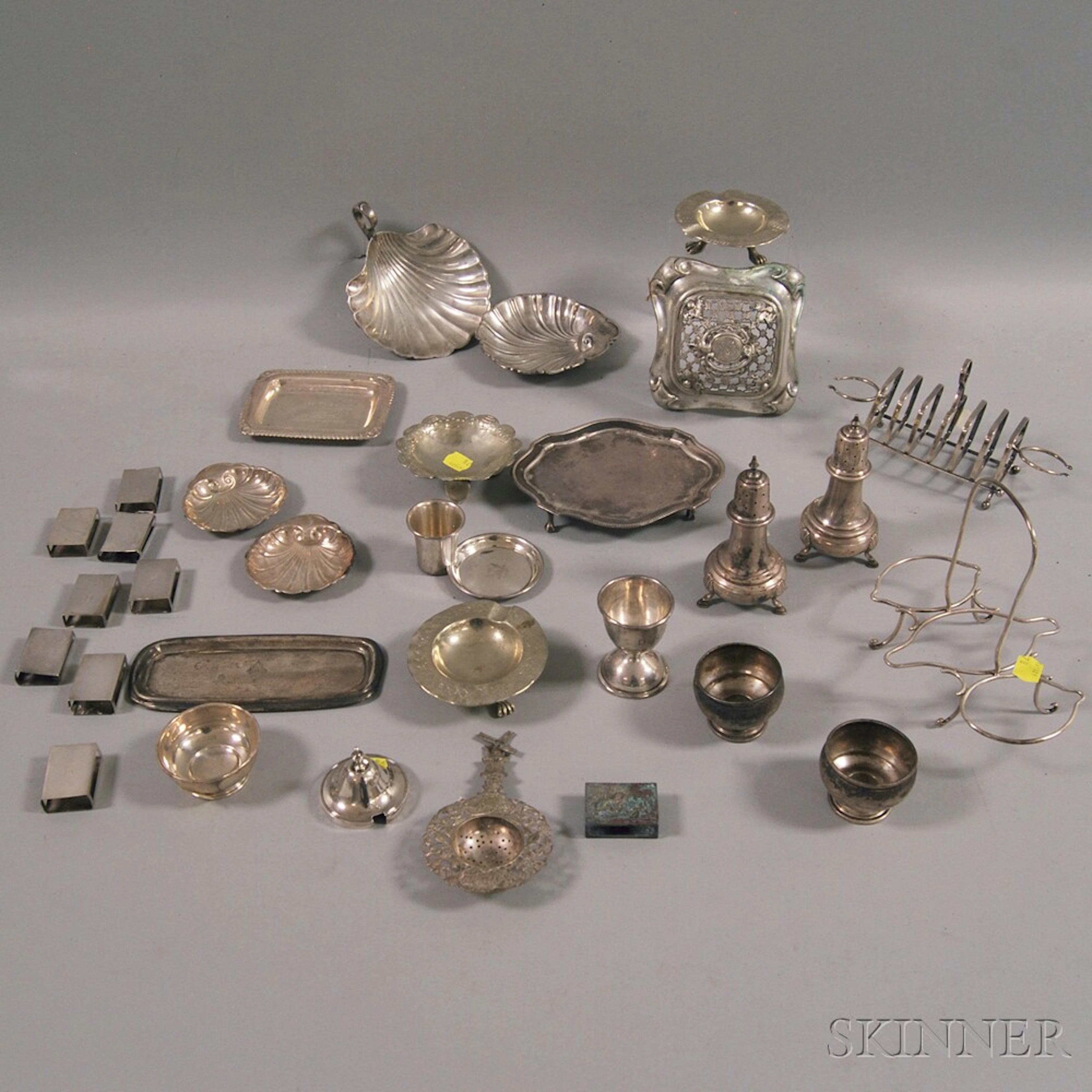 Group of Miscellaneous Small Mostly Sterling Silver Tableware