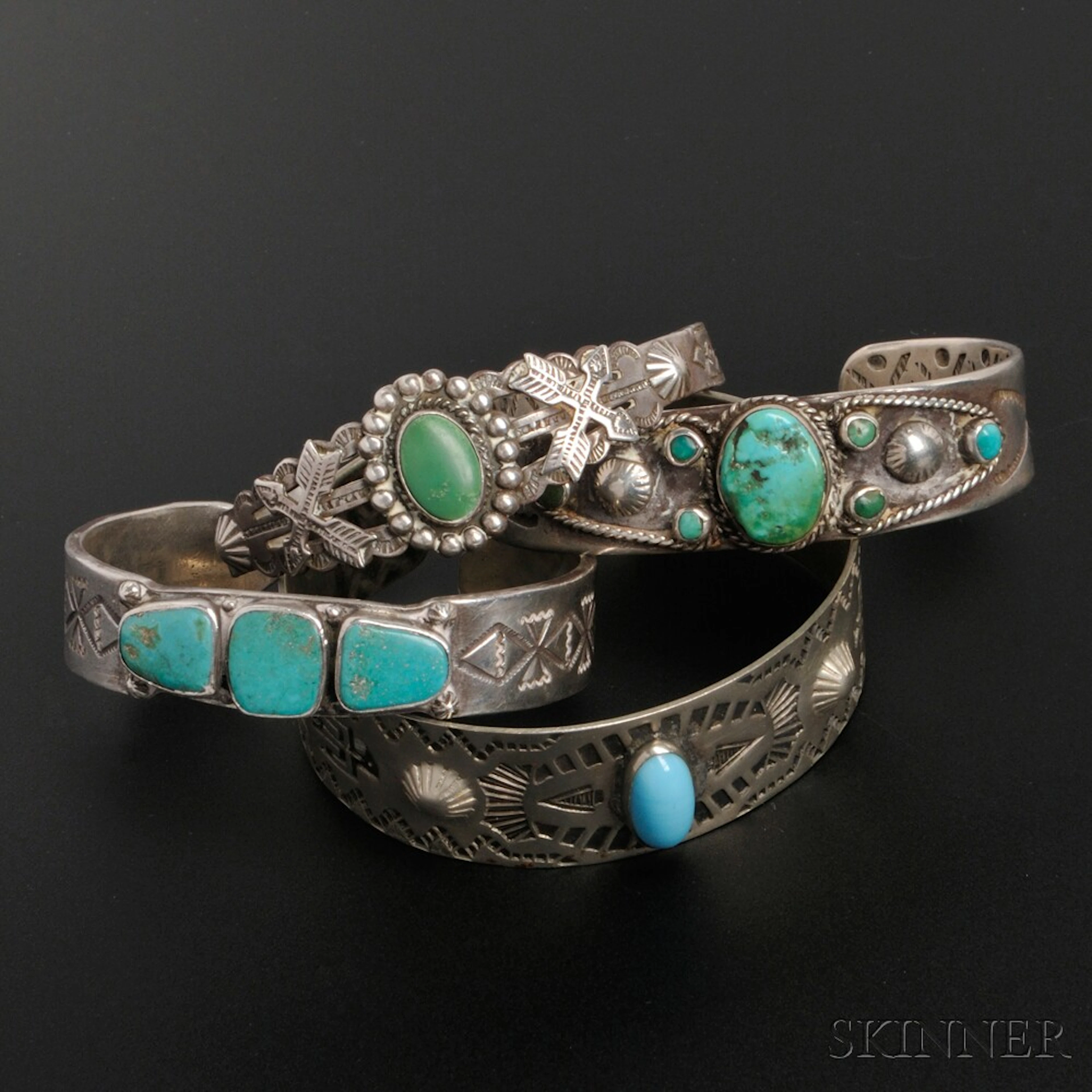 Four Navajo Bracelets