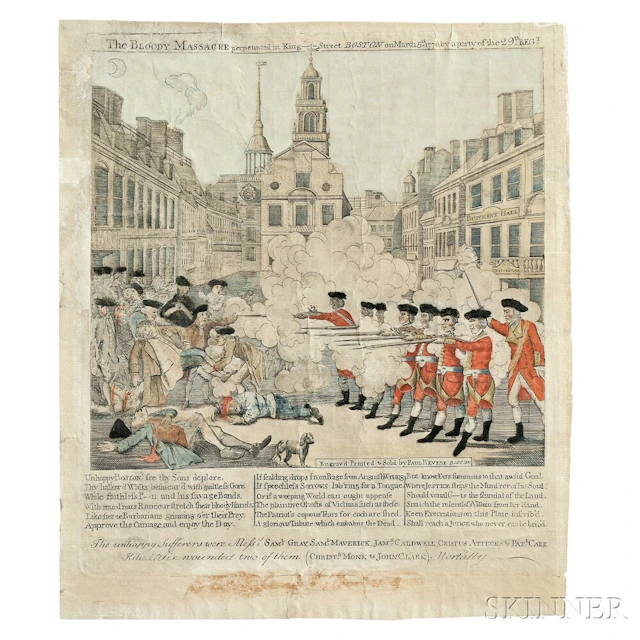 The Bloody Massacre perpetrated in King Street, BOSTON, on March 5th