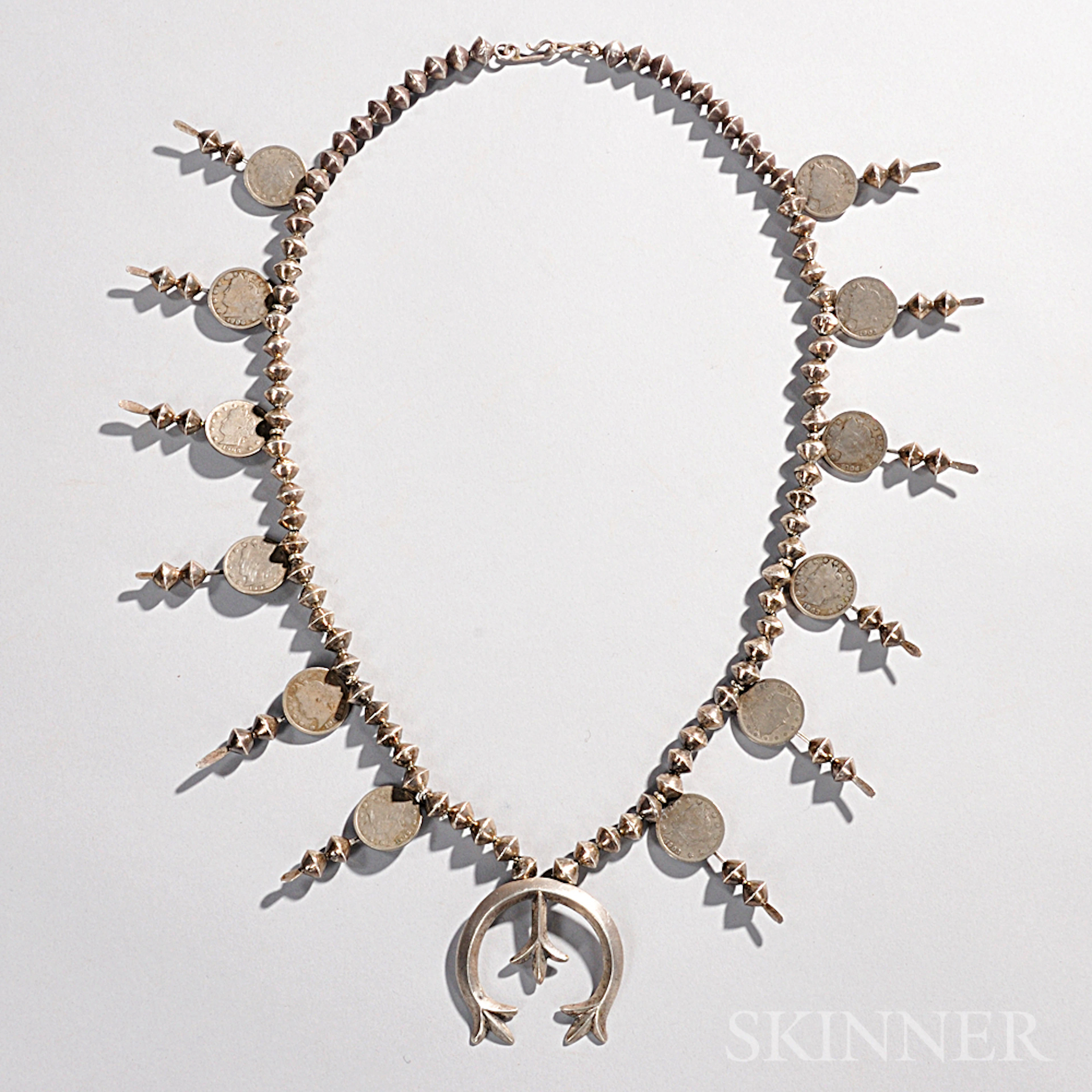 Navajo Liberty Head Nickel Necklace