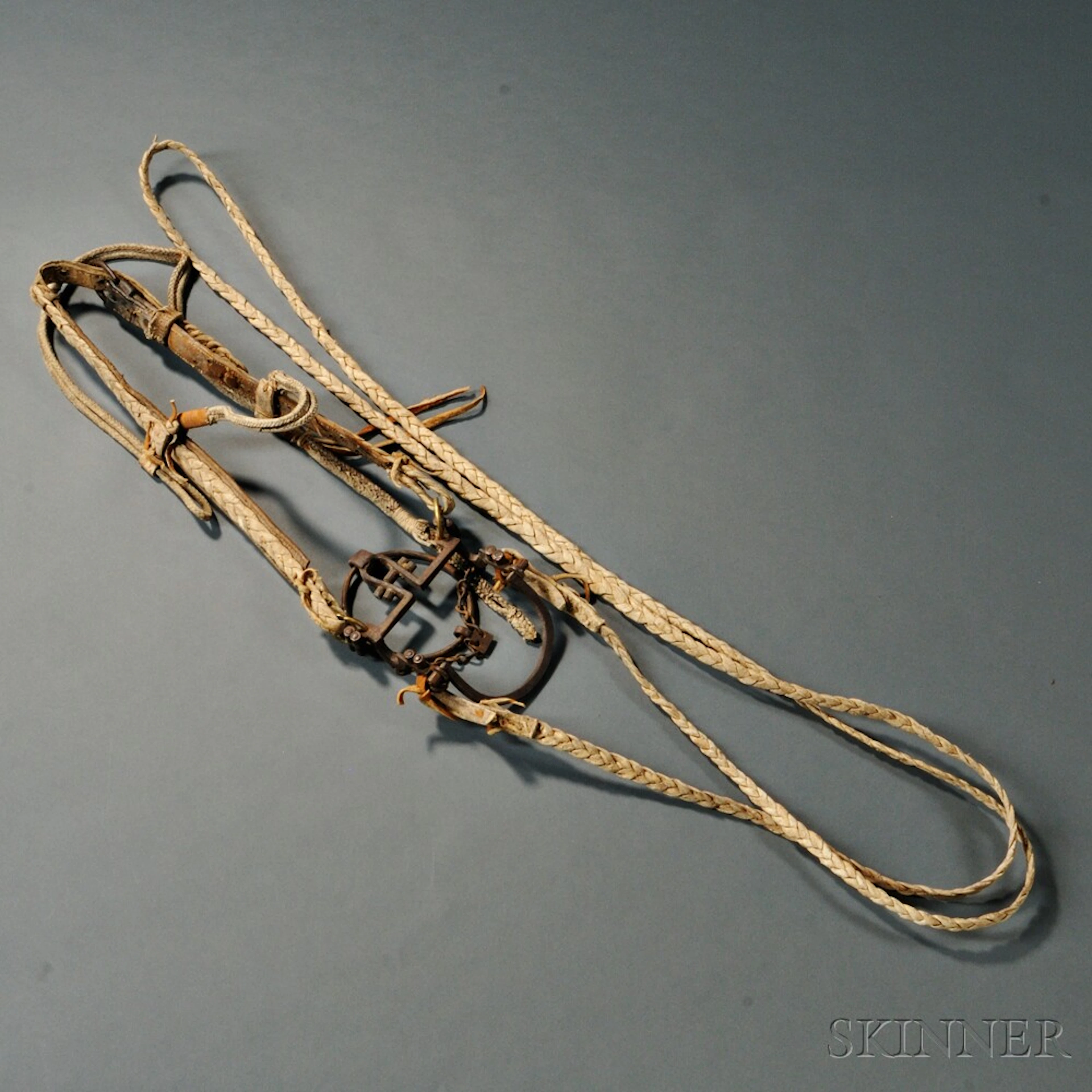 Navajo Commercial Leather and Hide Bridle