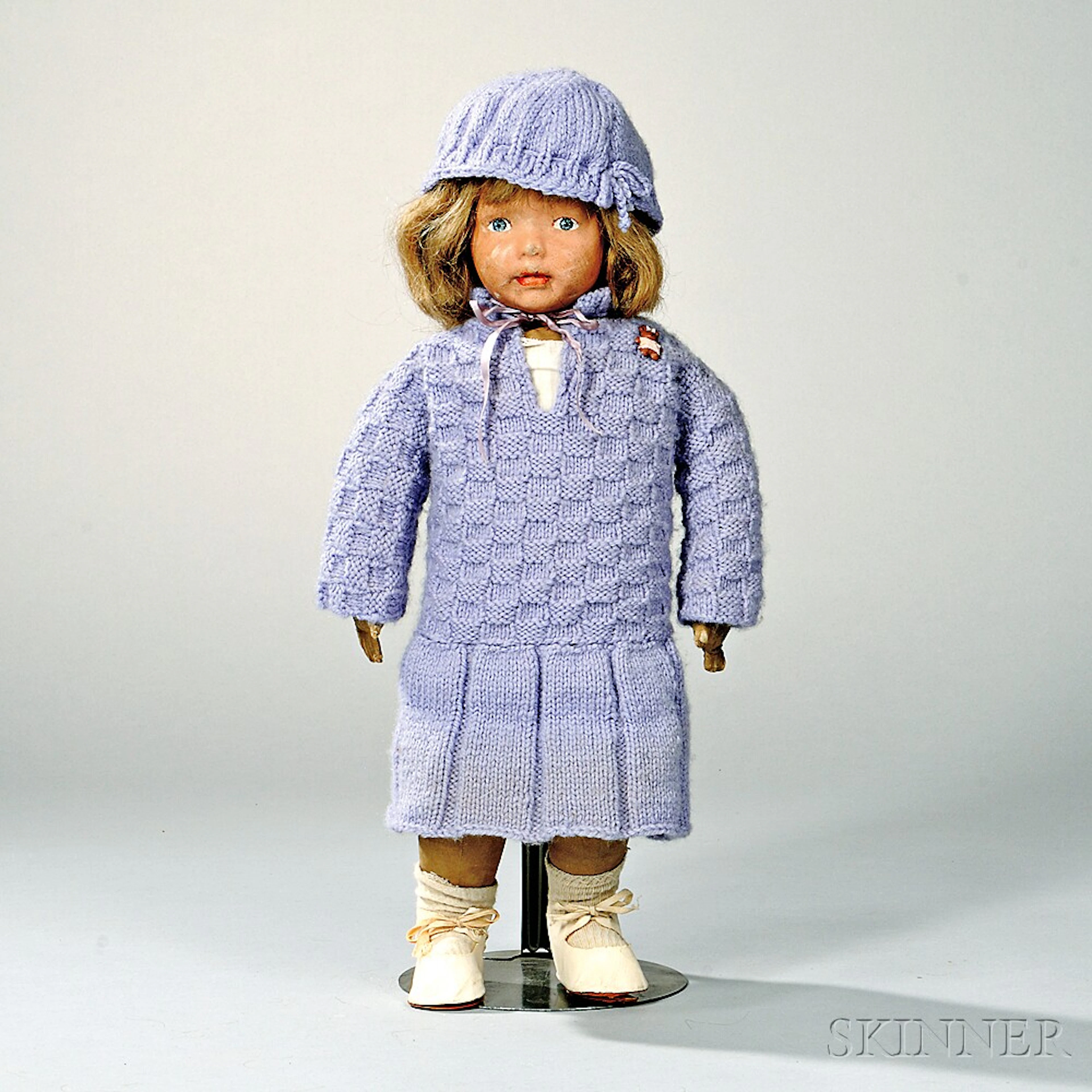 Kamkins Painted Oilcloth Girl Doll