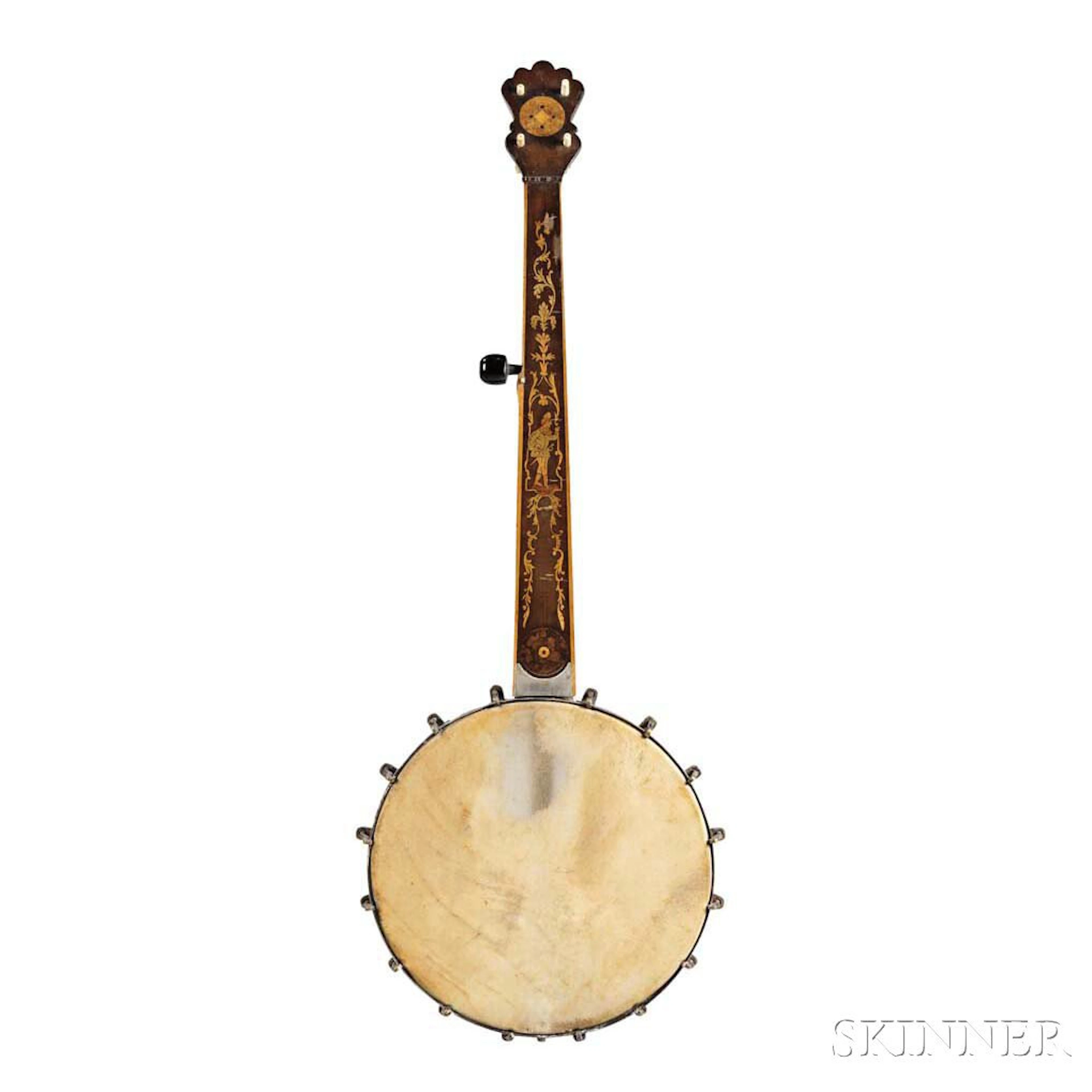 5-String Fretless Presentation Banjo, c. 1870