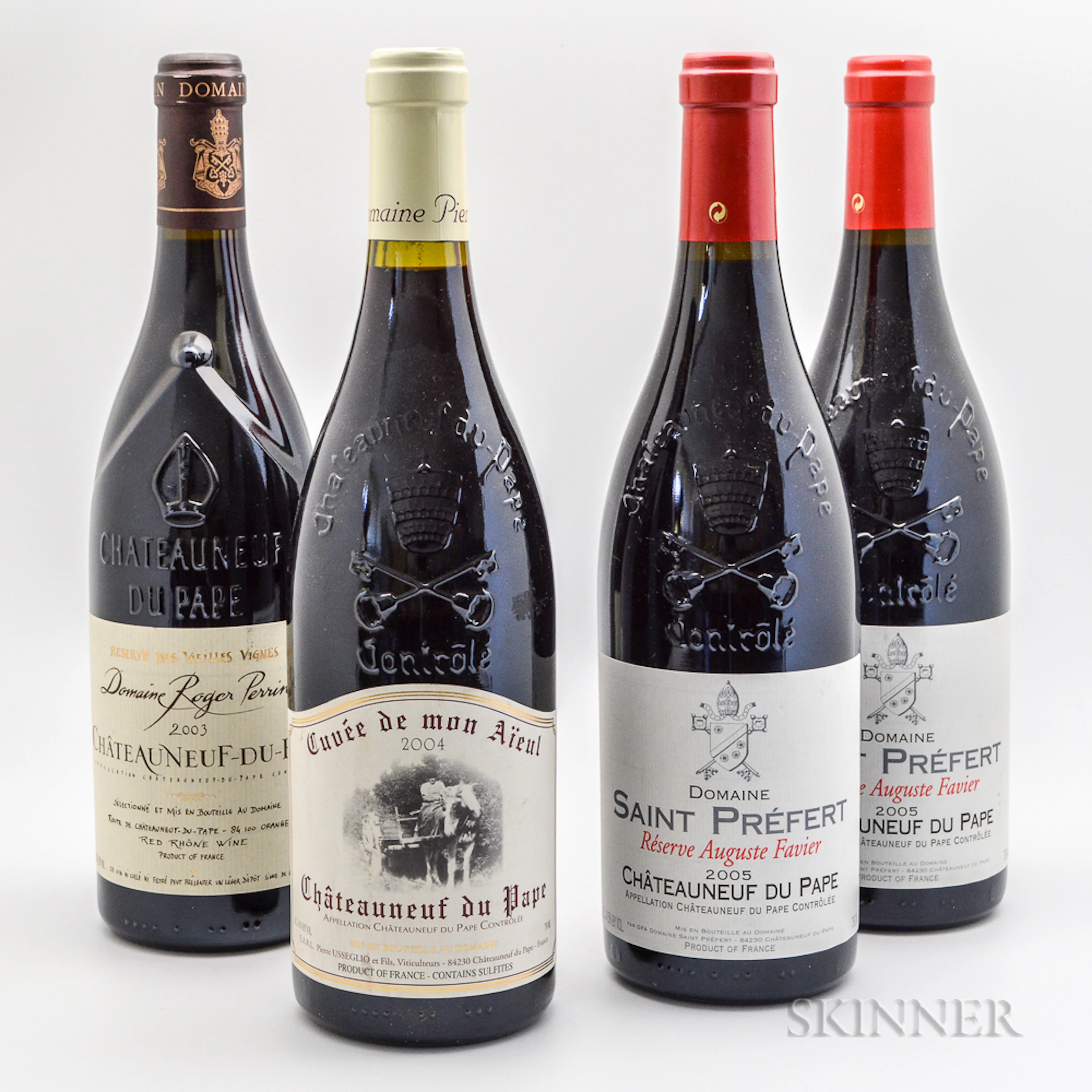 Mixed Chateauneuf du Pape, 4 bottles