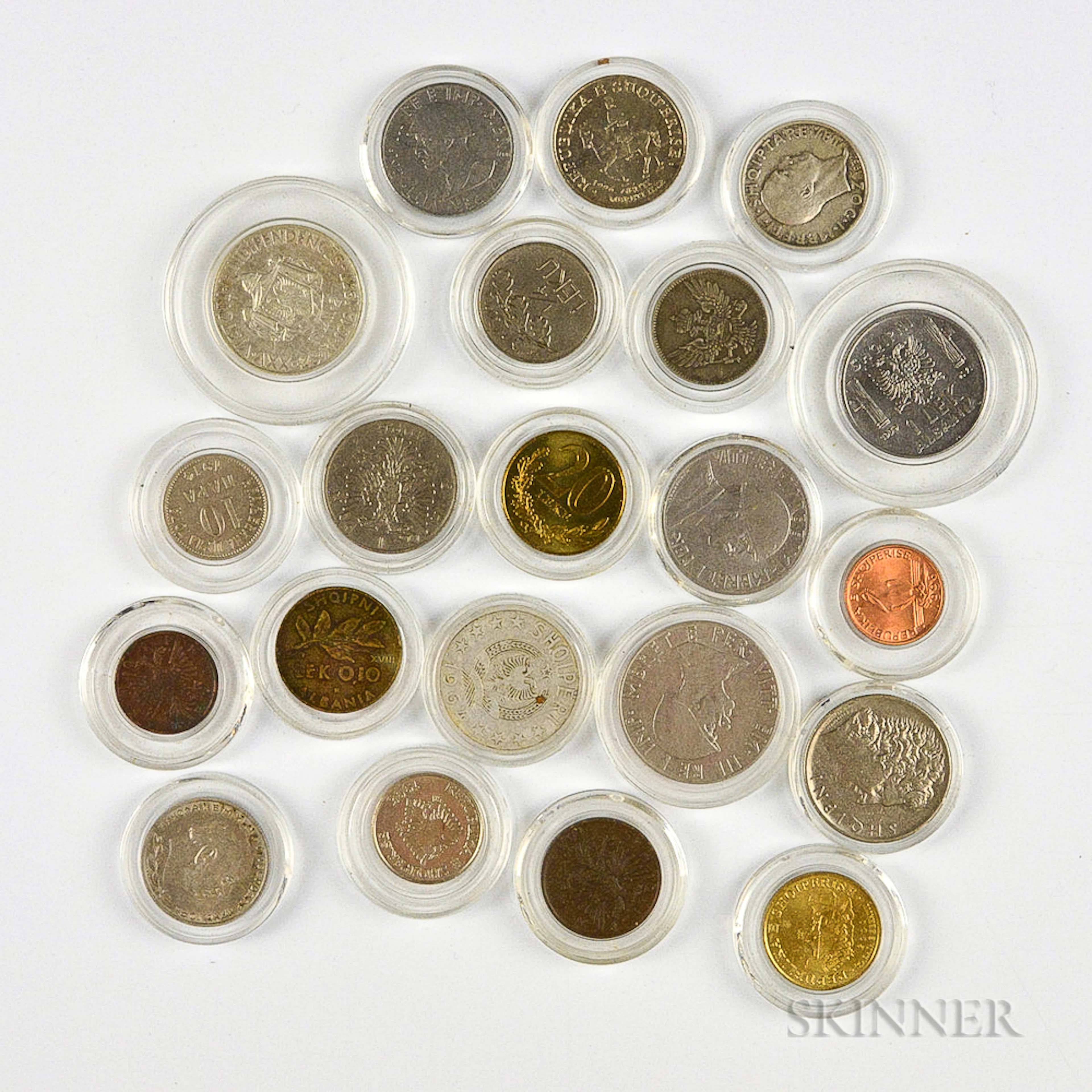 Group of Mostly Modern Albanian Coins