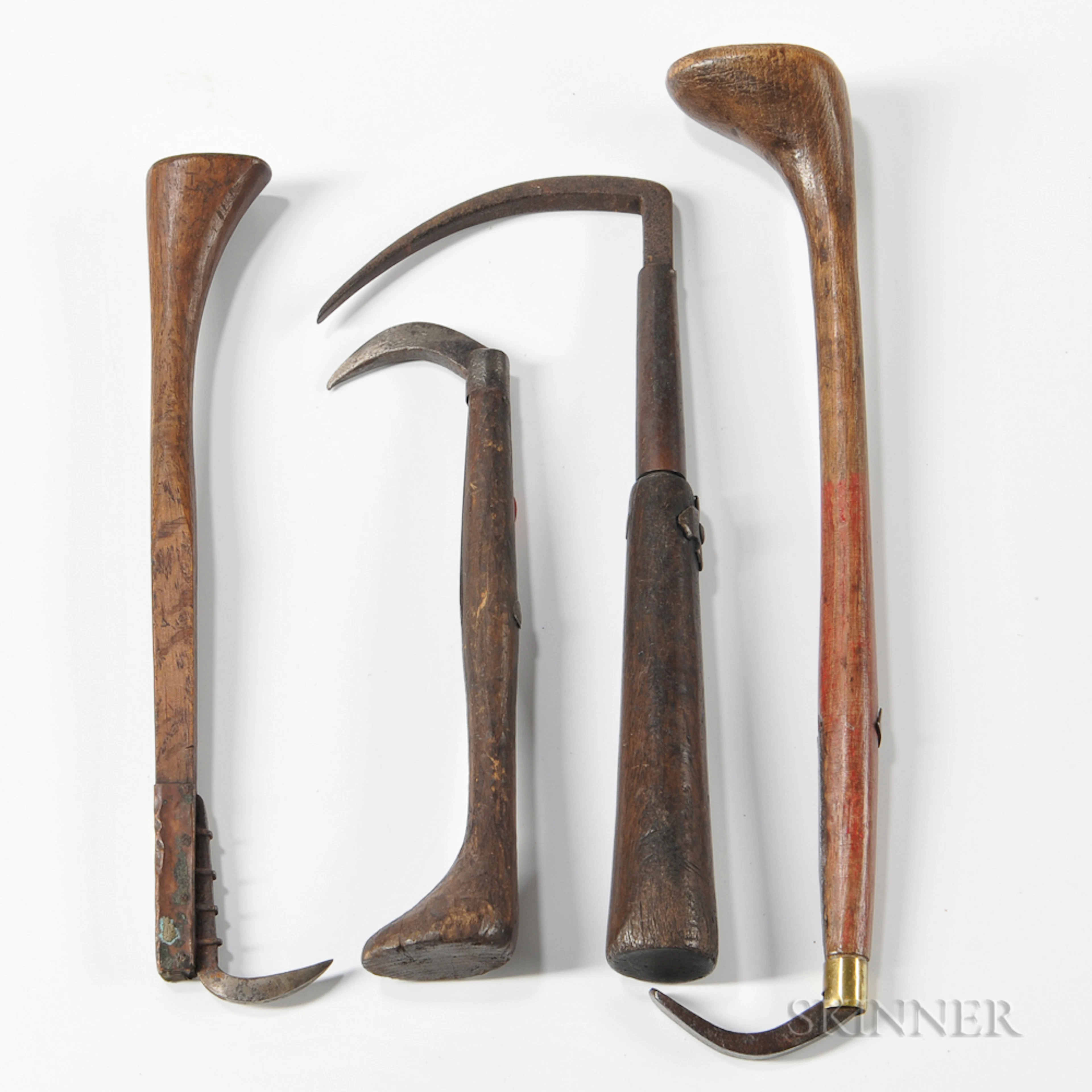 Four Japanese Hay Hooks