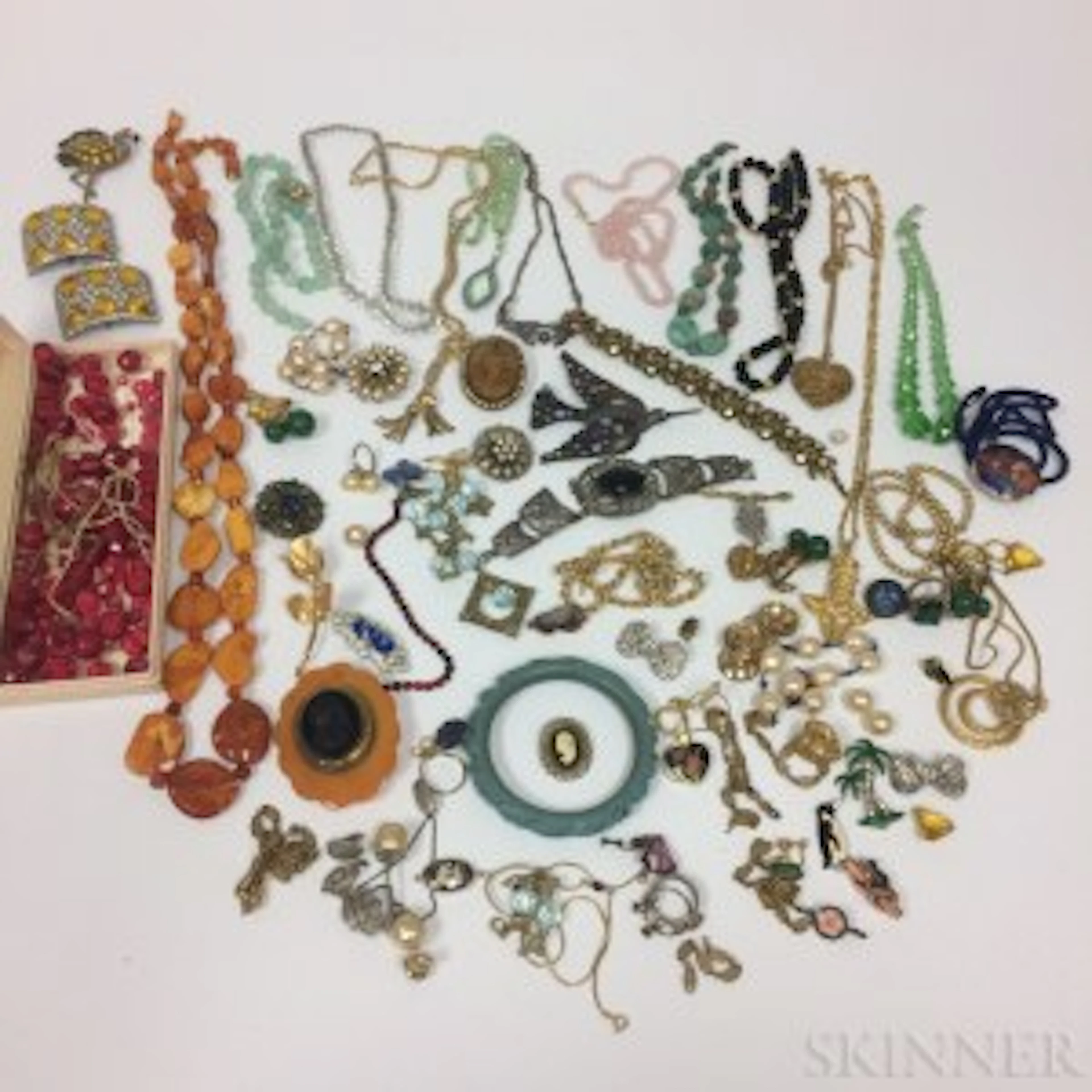 Large Group of Costume Jewelry