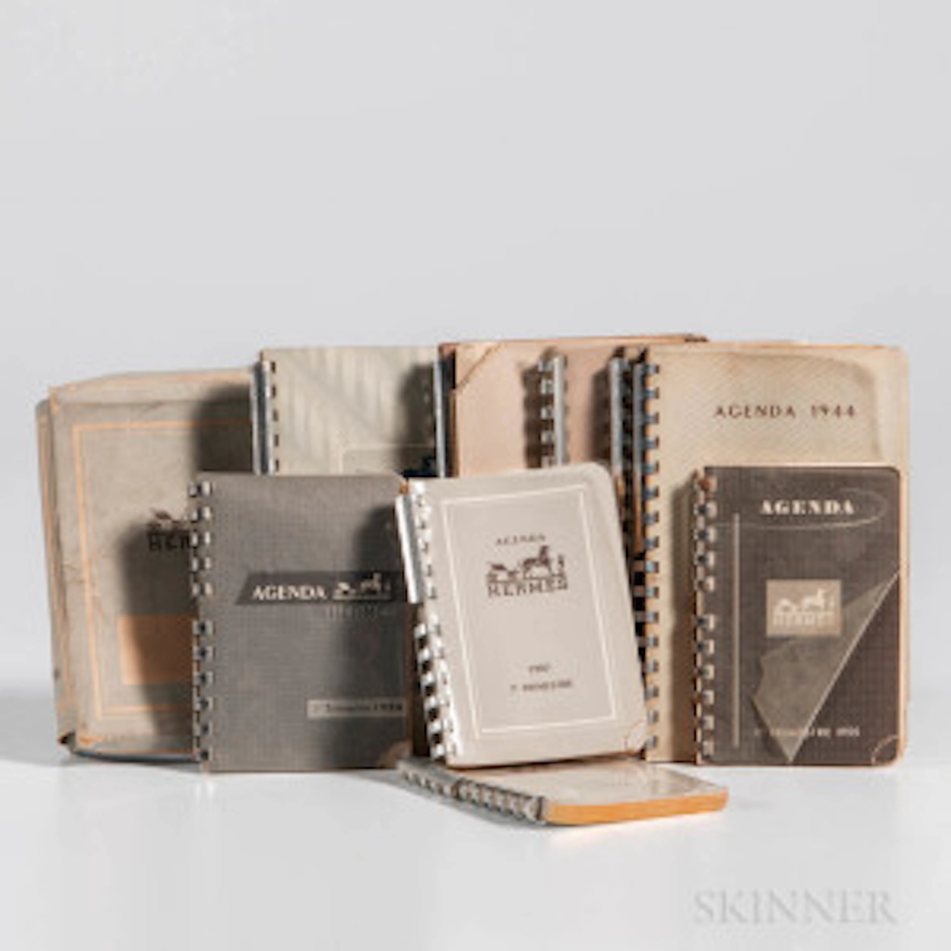 Large Archive of Diaries, Planners, and Address Books.