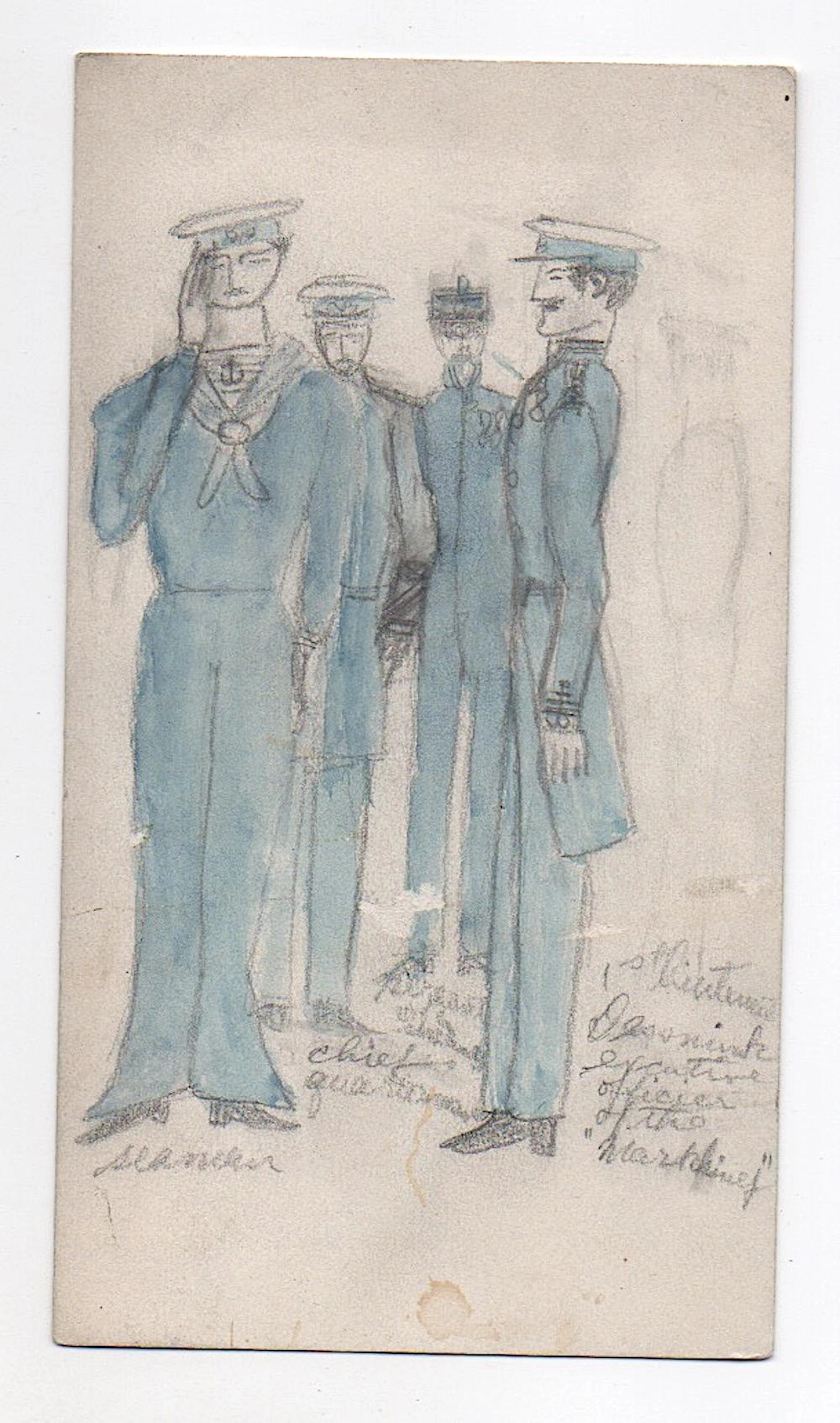 1927 Invitation card to Walt Kuhn Exhibition at Grand Central Art Galleries.