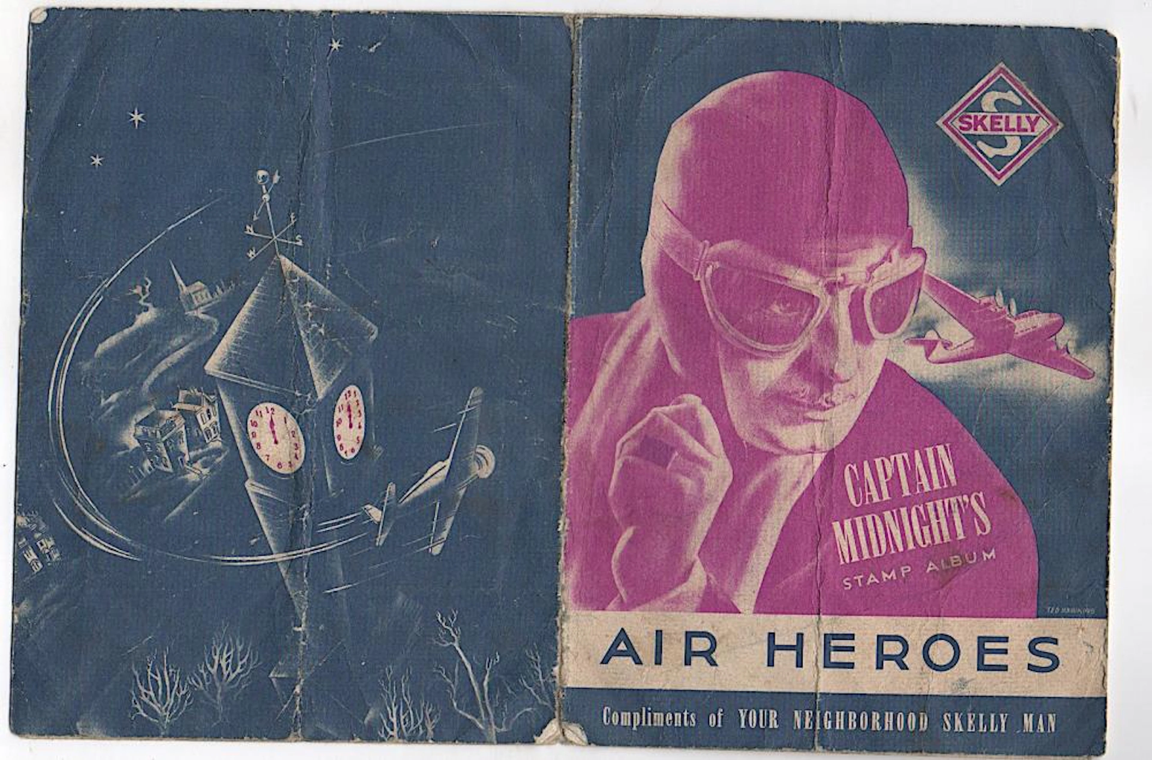 CAPTAIN MIDNIGHT'S STAMP ALBUM AIR HEROES