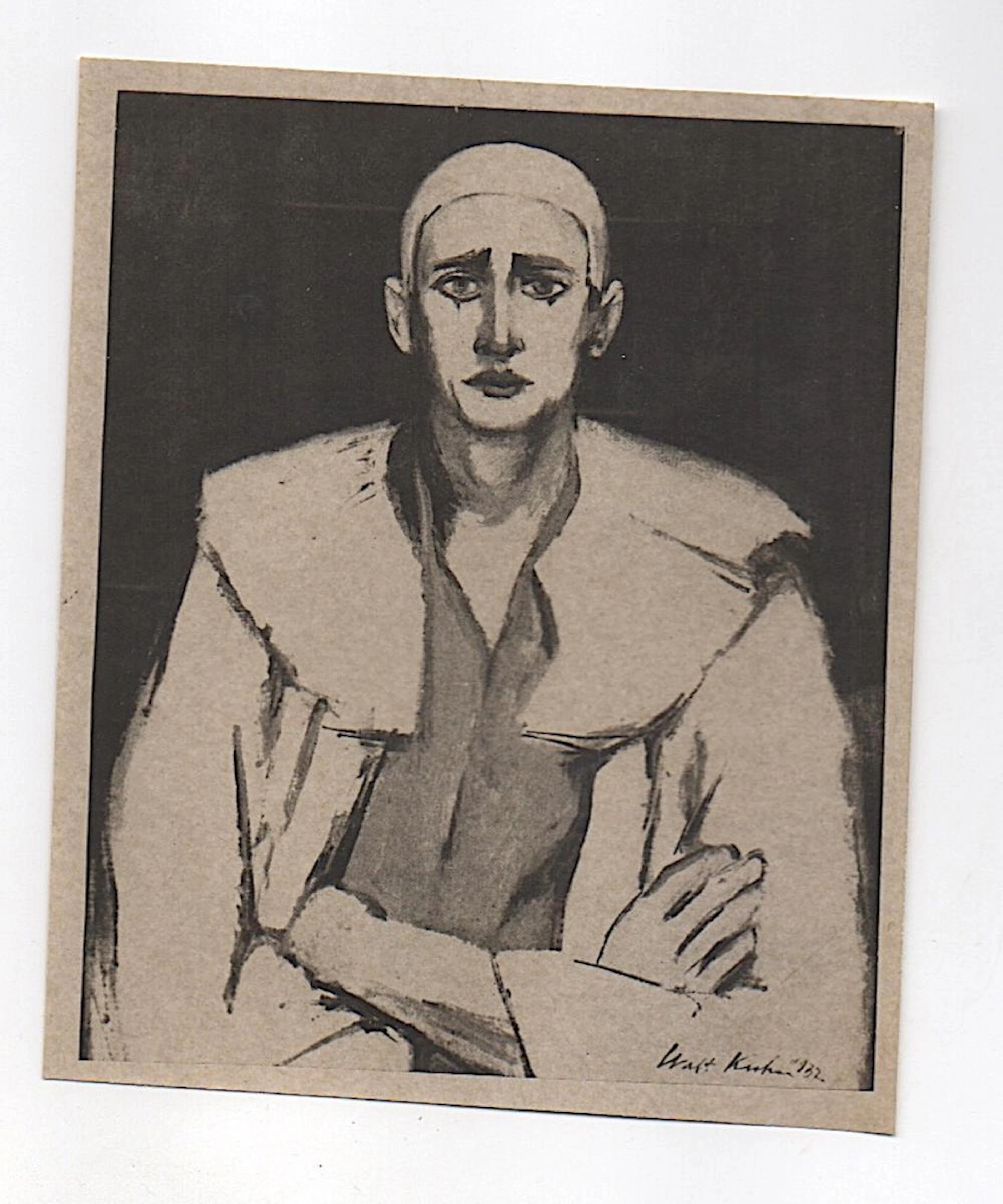 PHOTO OF WALT KU=HN PAINTING FROM KUHN ESTATE