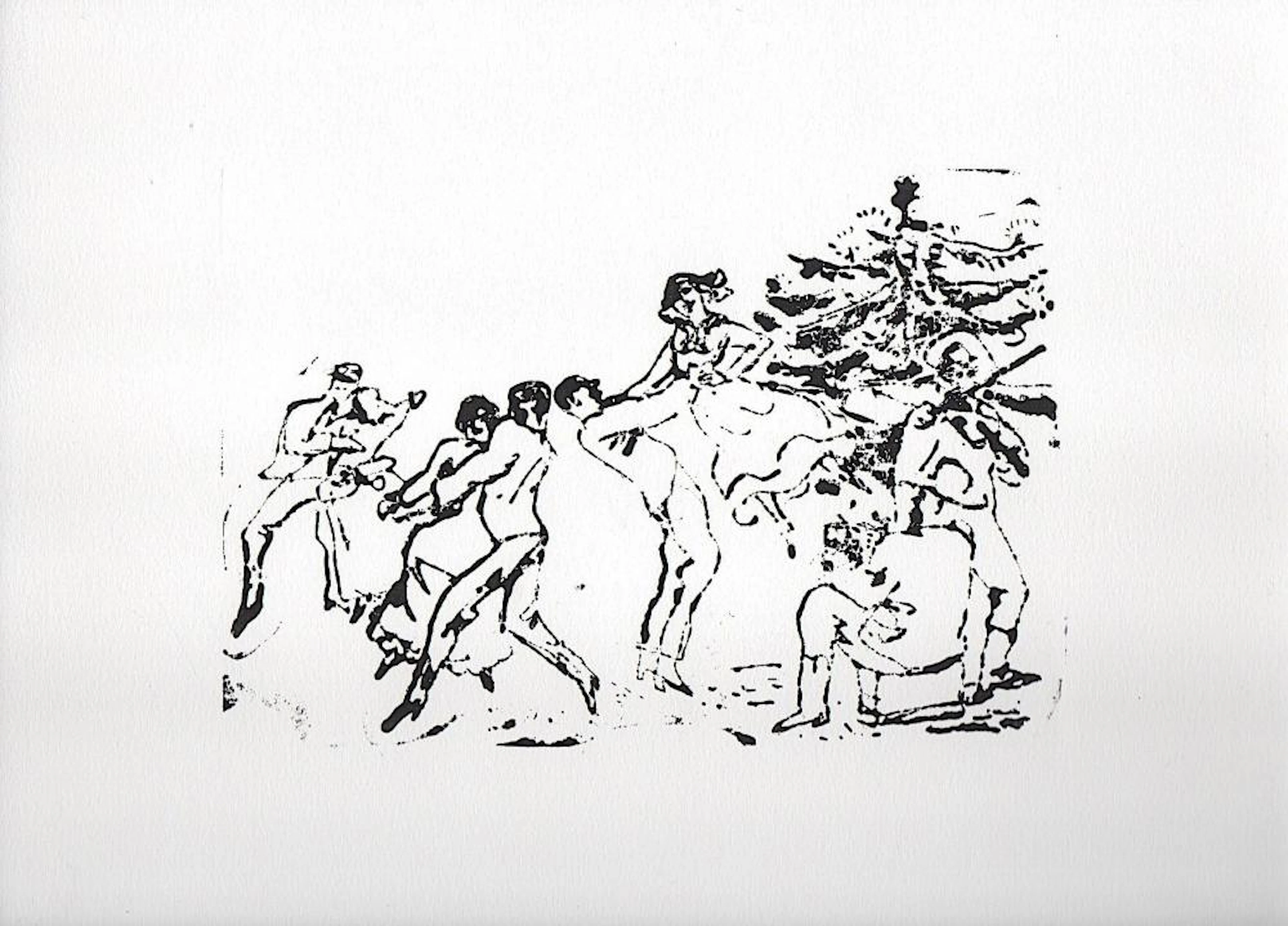 Walt Kuhn (1877-1949) print from original block