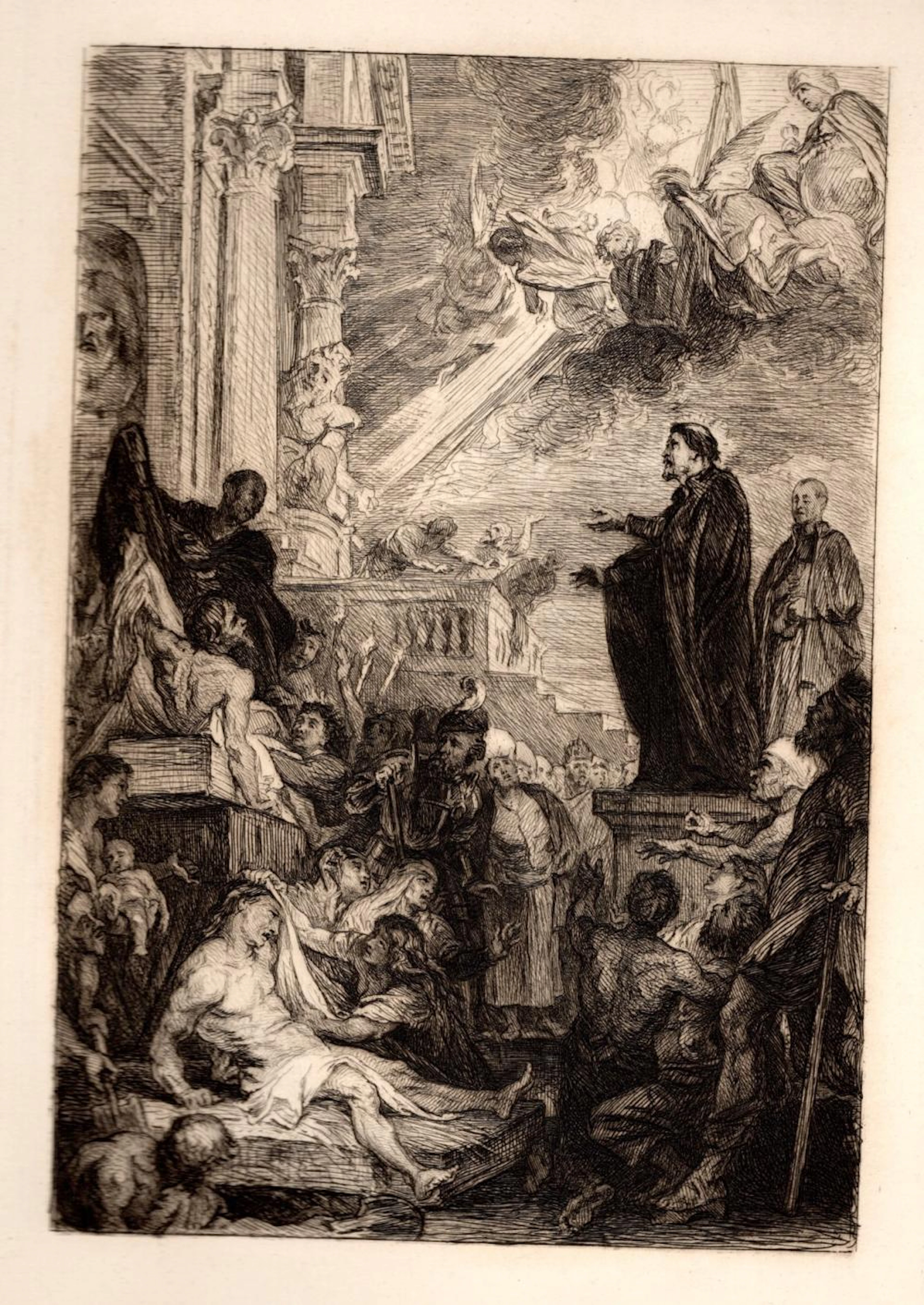 William Unger (1837-1932) German etcher