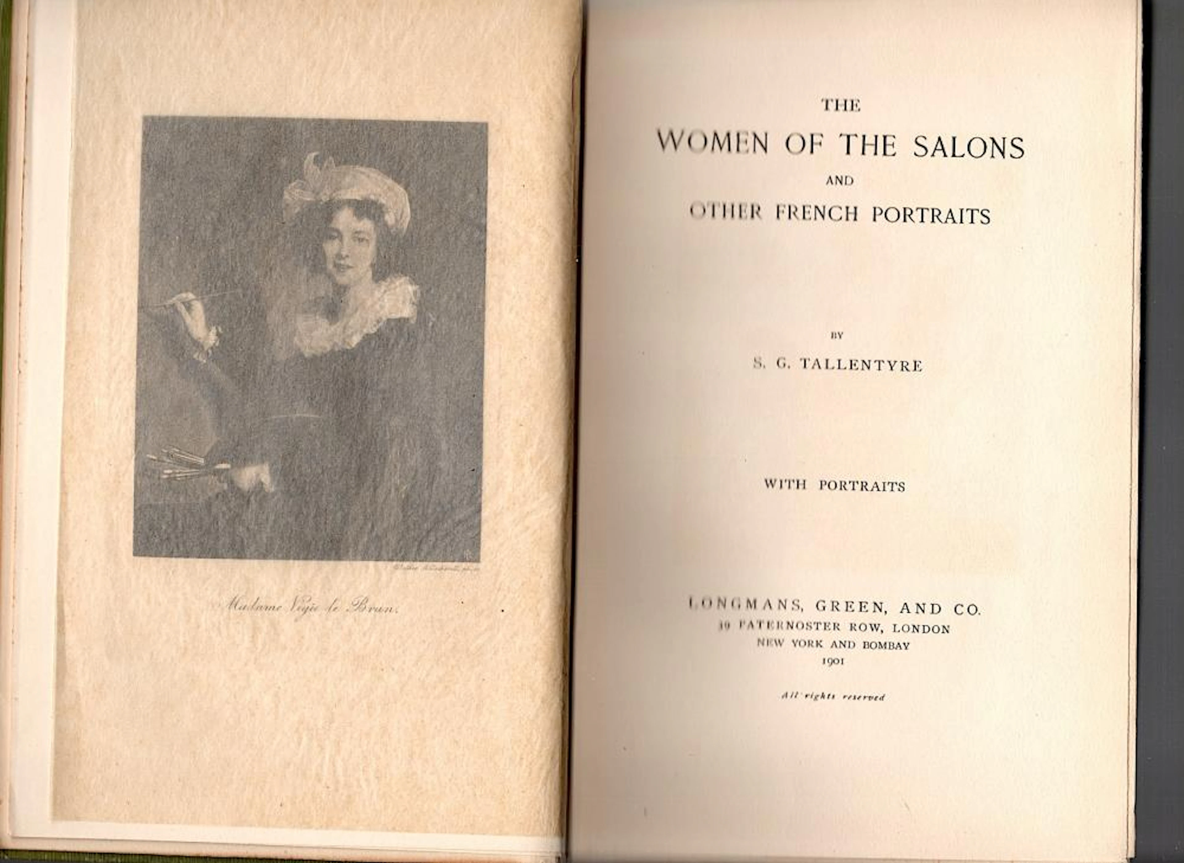 The Women of the Salons and Other French Portraits