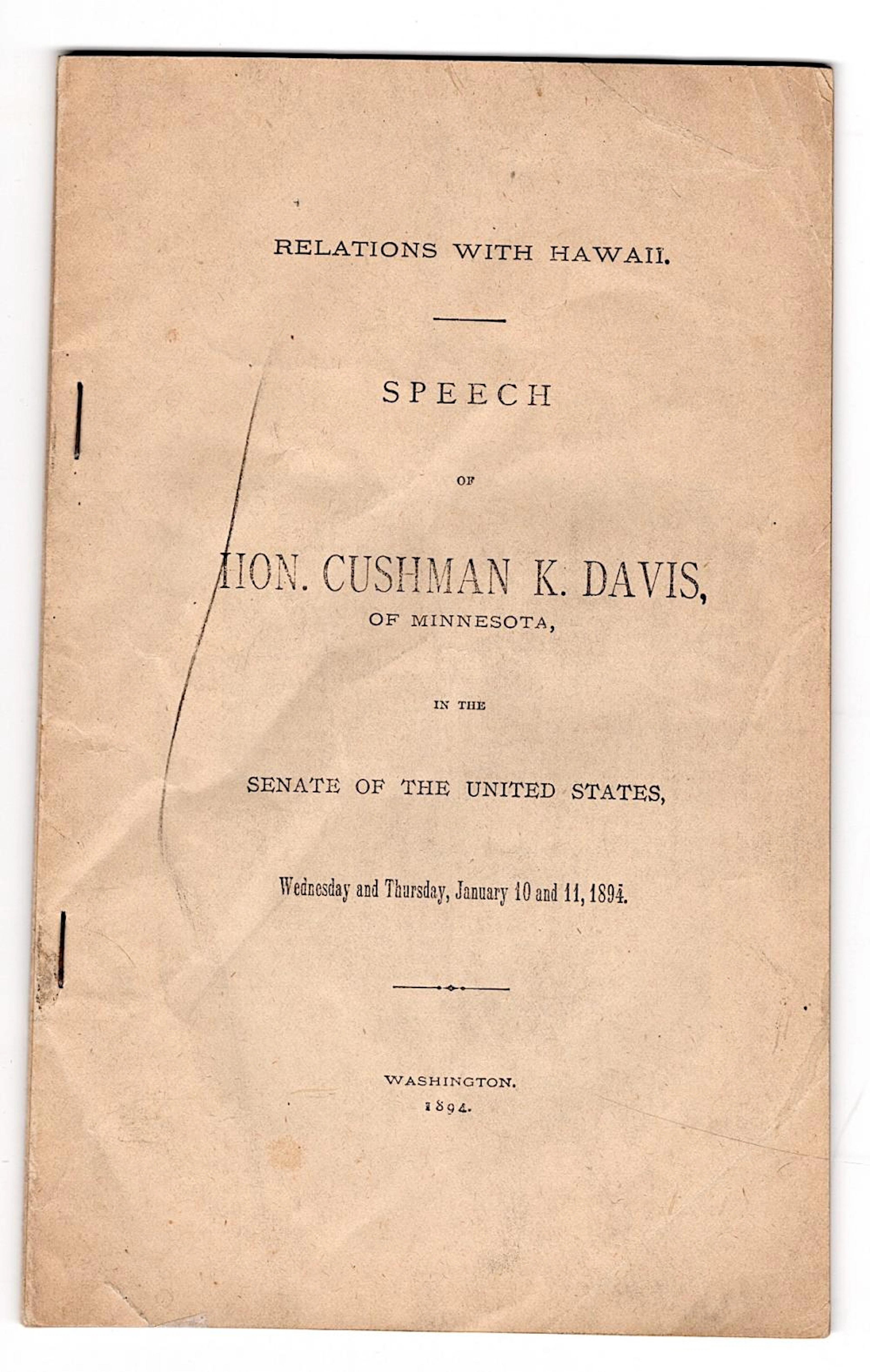1894 Hawaii -- Politics and government