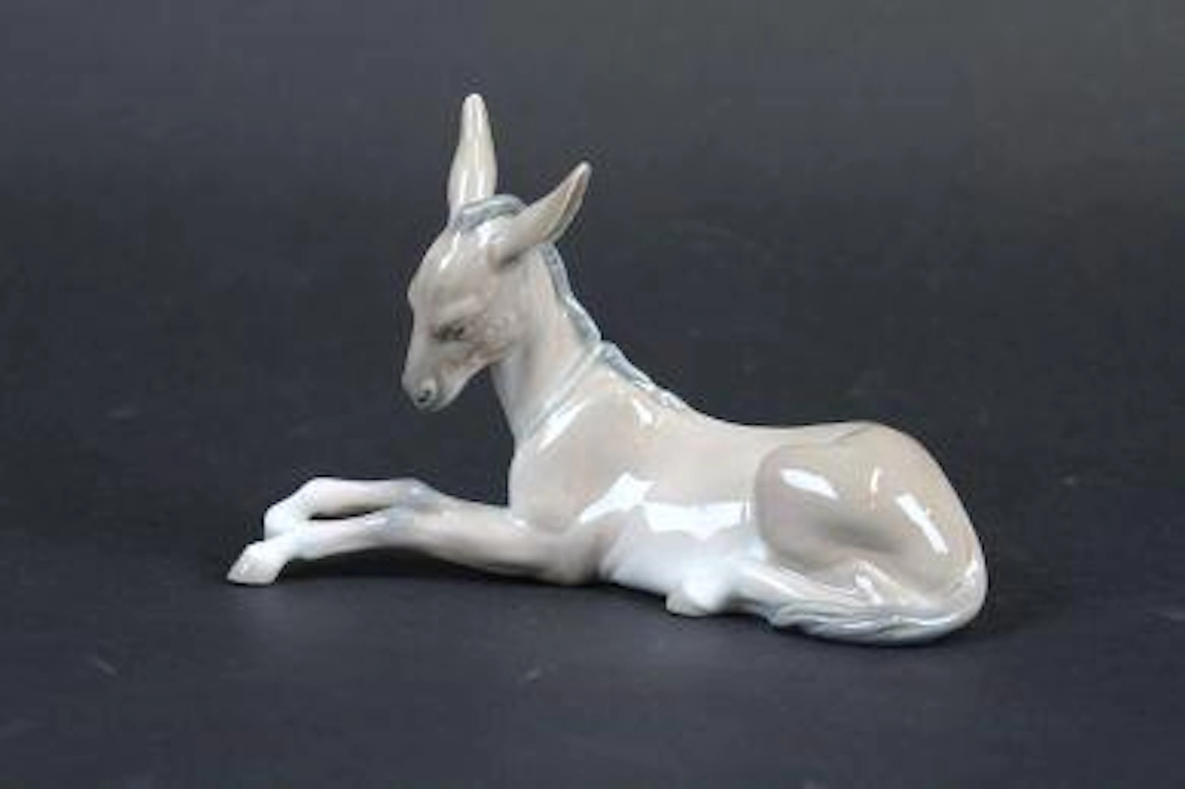 Porslinsfigur Lladro, åsna