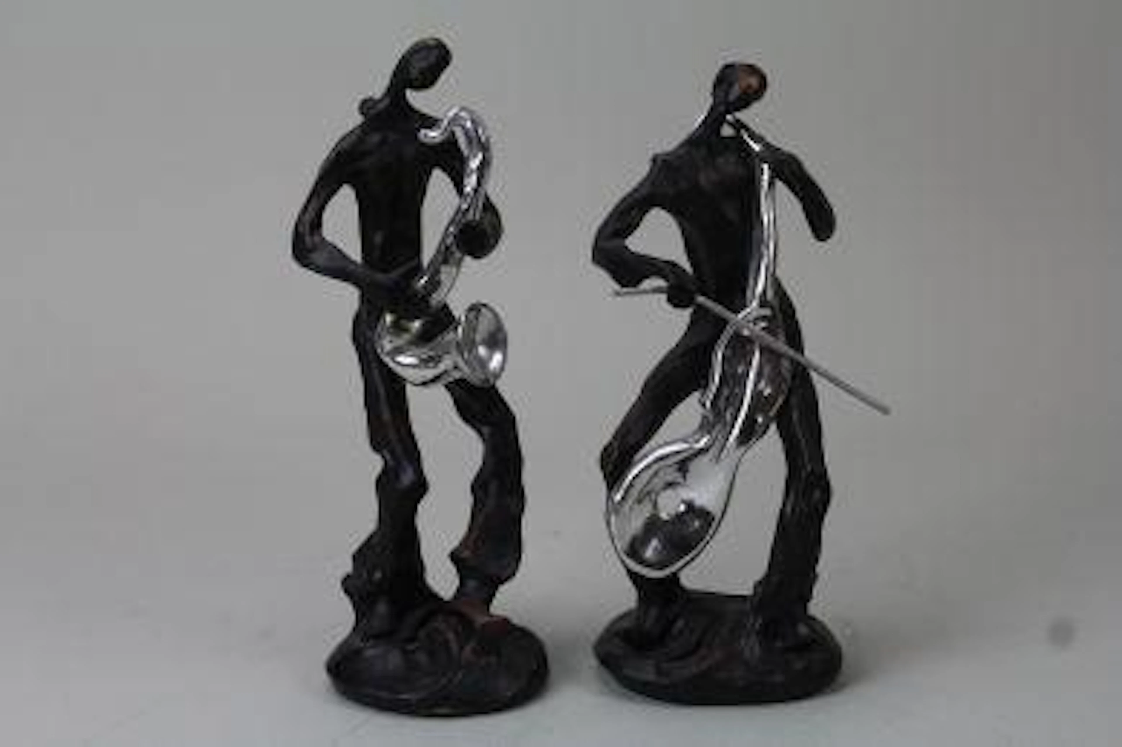 Skulpturer i trä, musiker