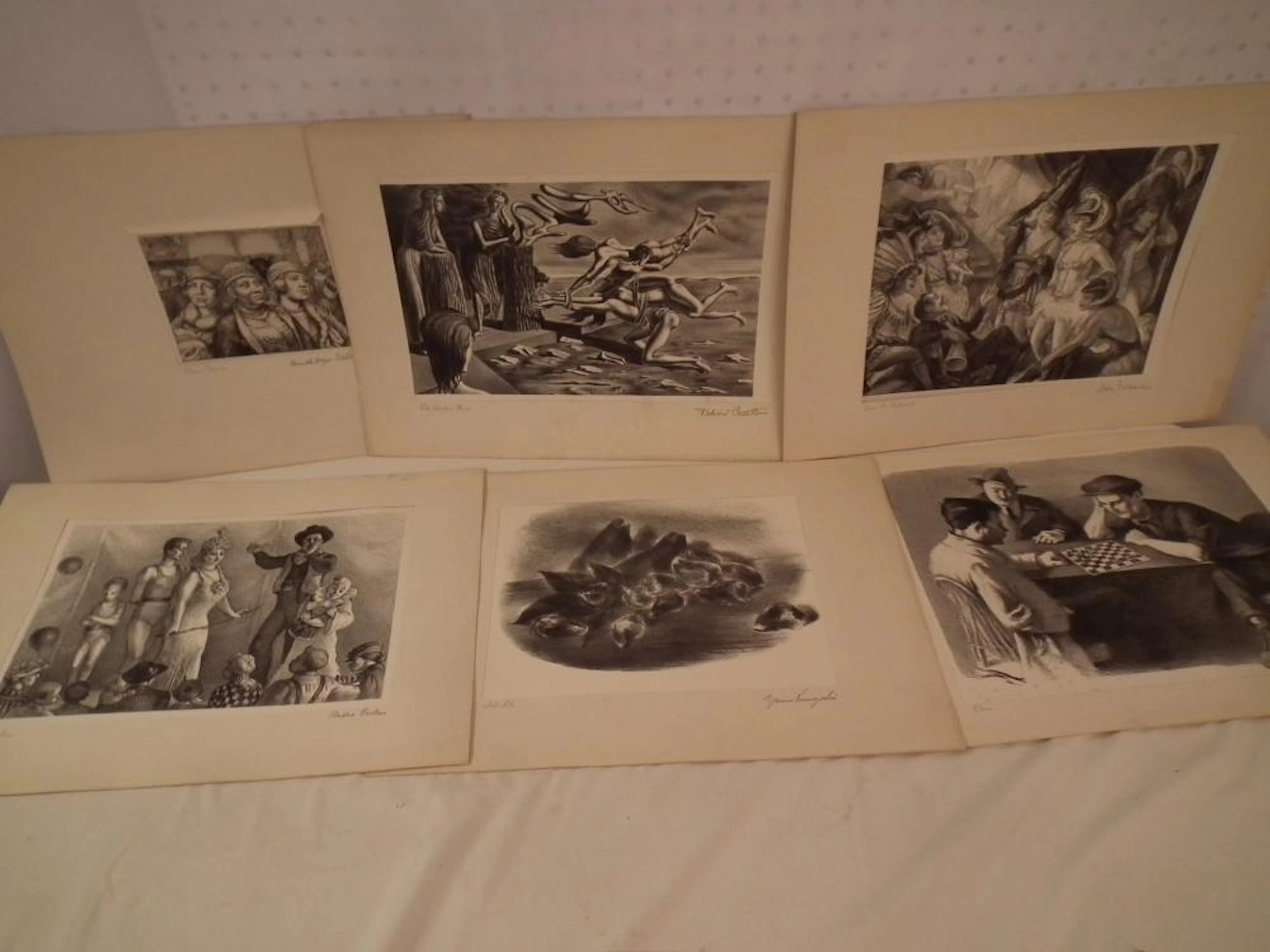 6 AMERICAN PRINTS