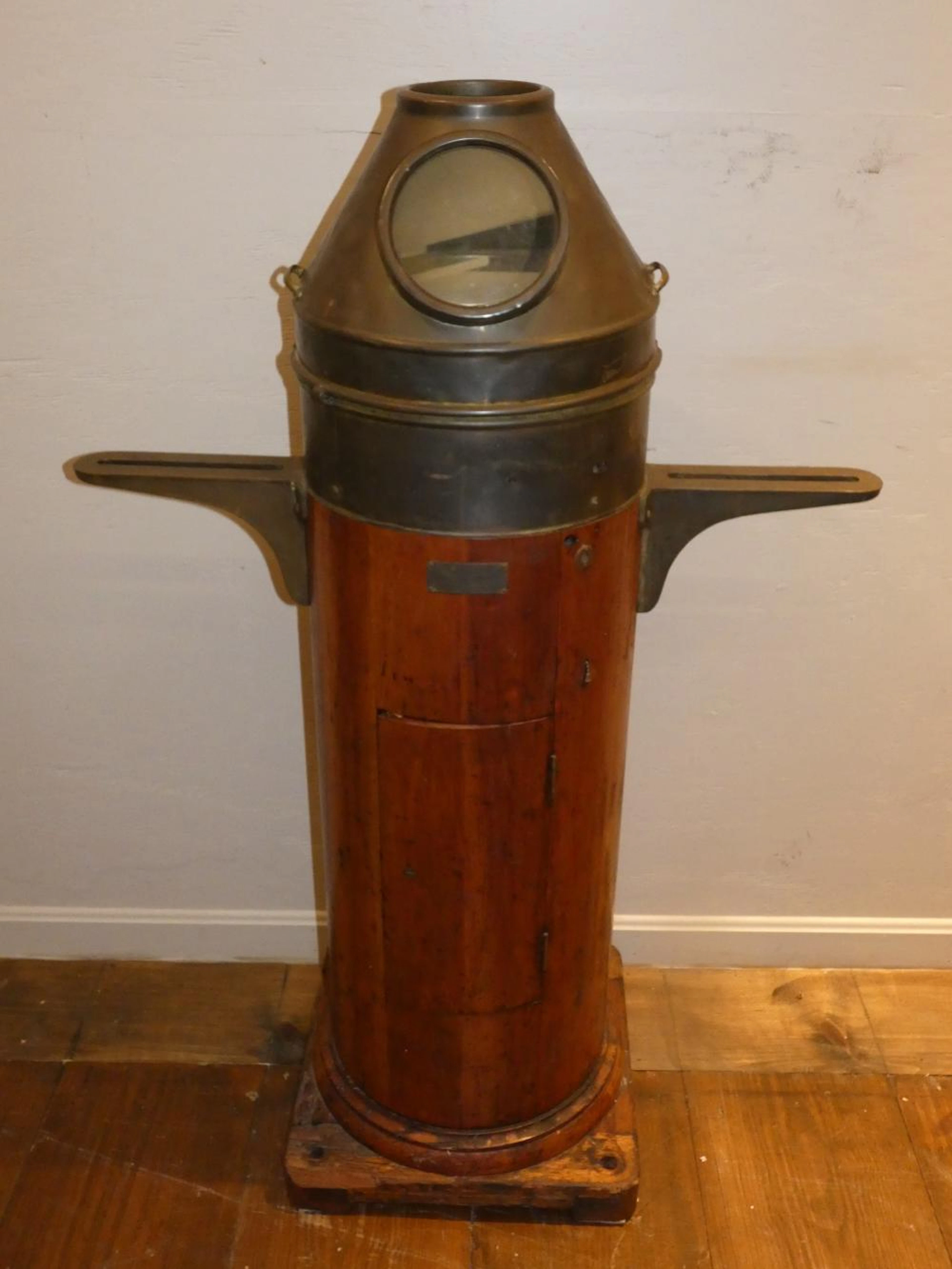 ANTIQUE SHIPS BINNACLE - KELVIN WHITE COMPASS