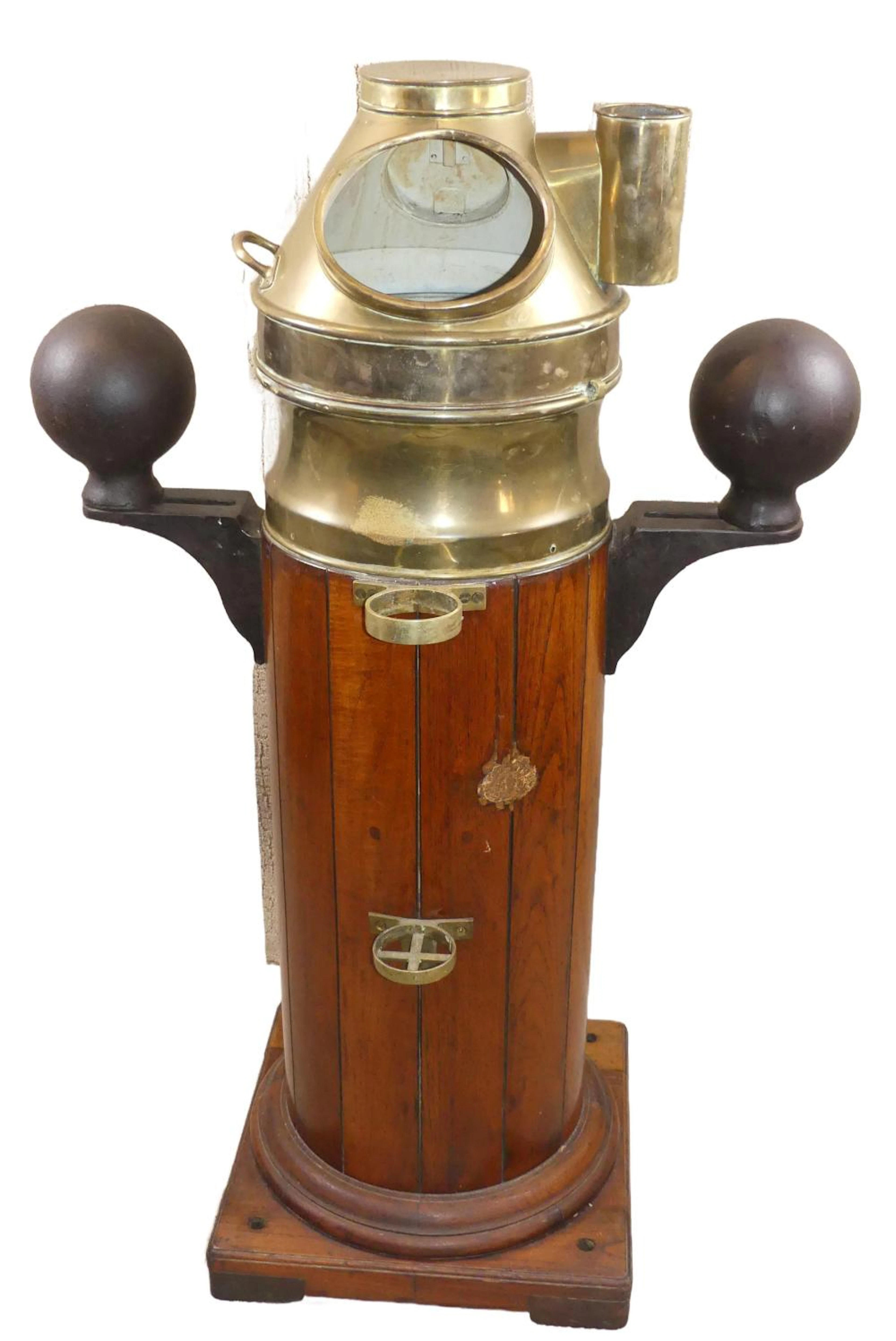 ANTIQUE SHIPS BINNACLE JAMES MORTO