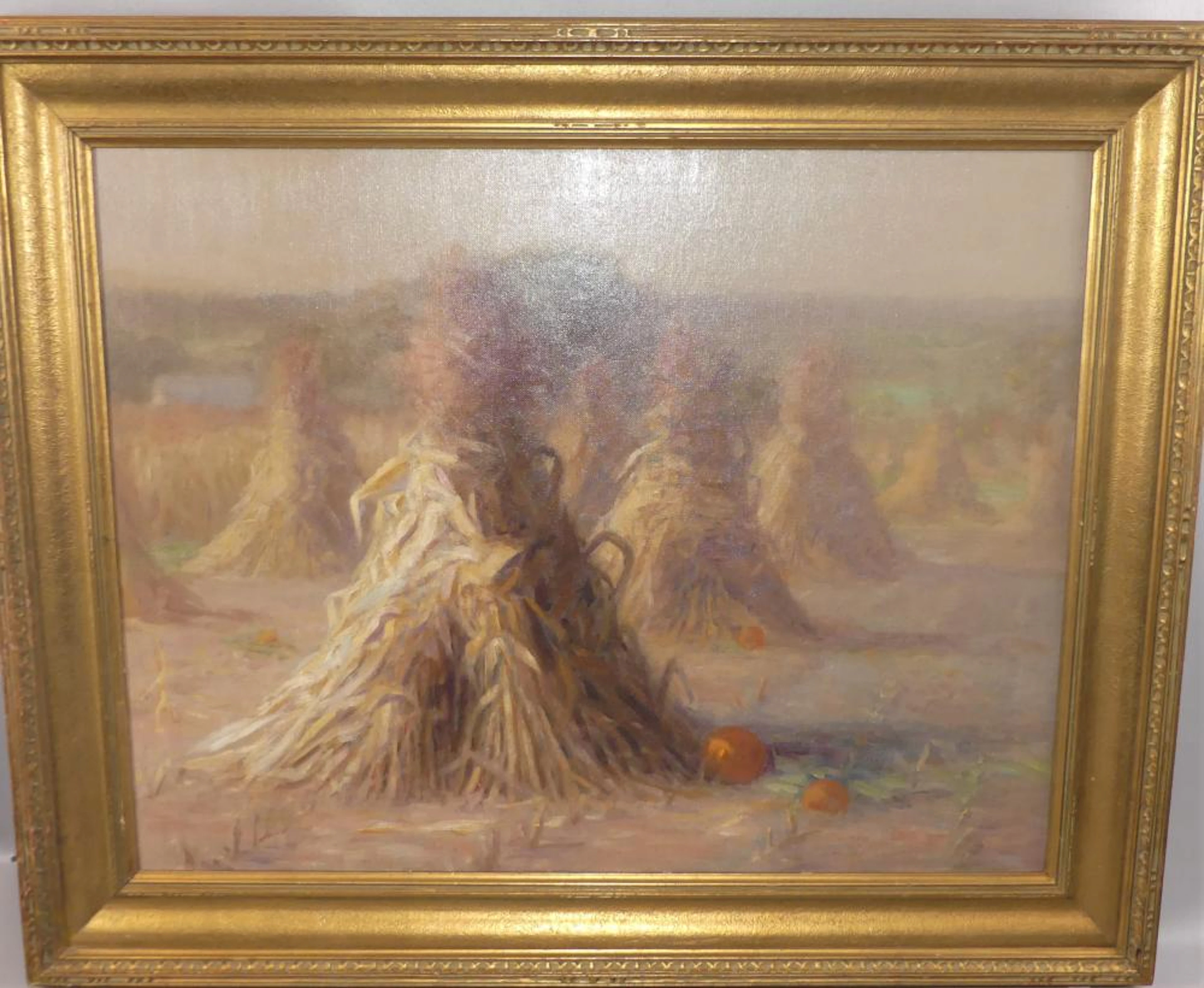 COS COB SCHOOL IMPRESSIONIST OIL LANDSCAPE PAINTING