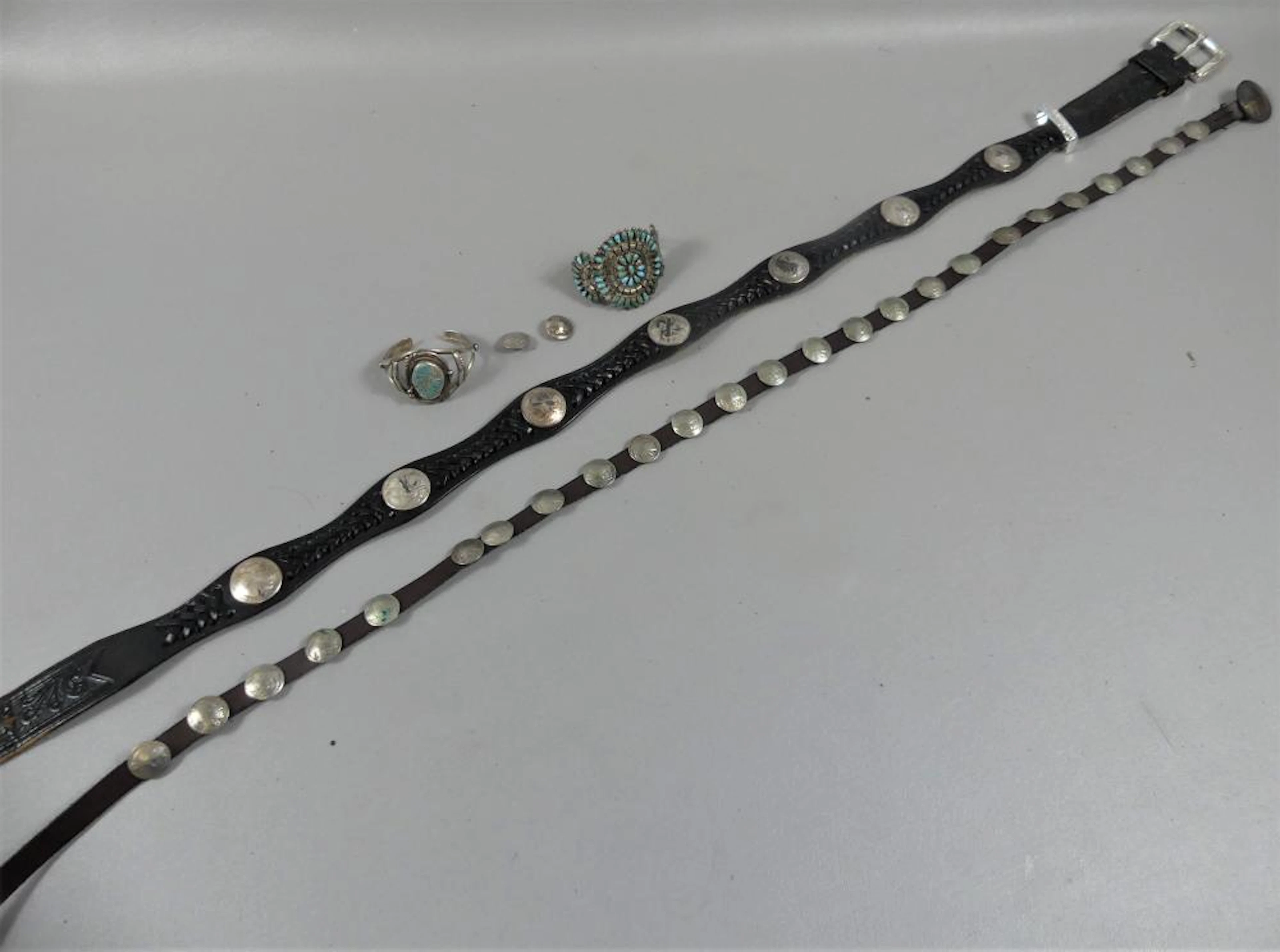 SOUTHWESTERN SILVER BRACELETS & BELTS