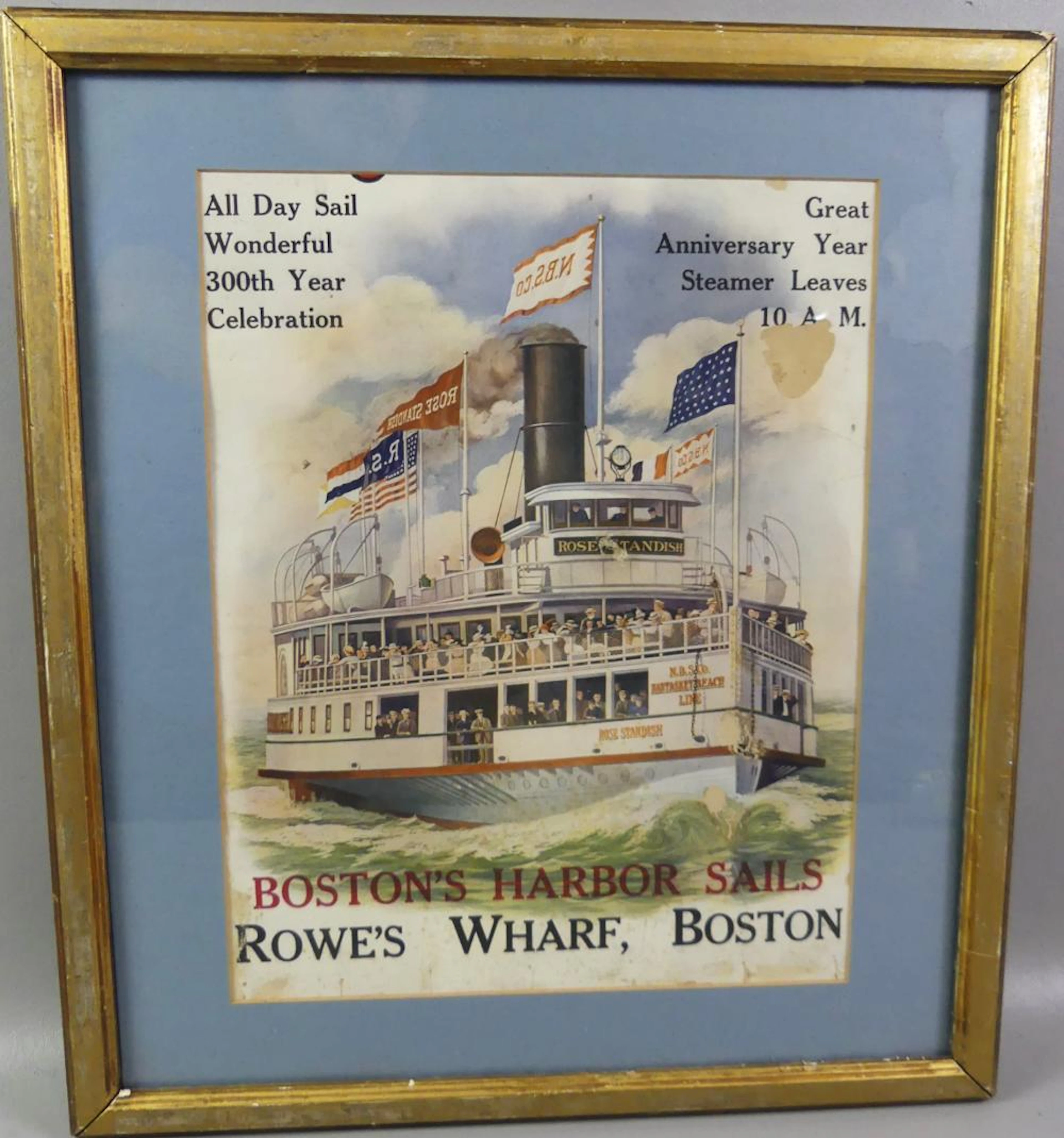 ROWES WHARF BOSTON POSTER