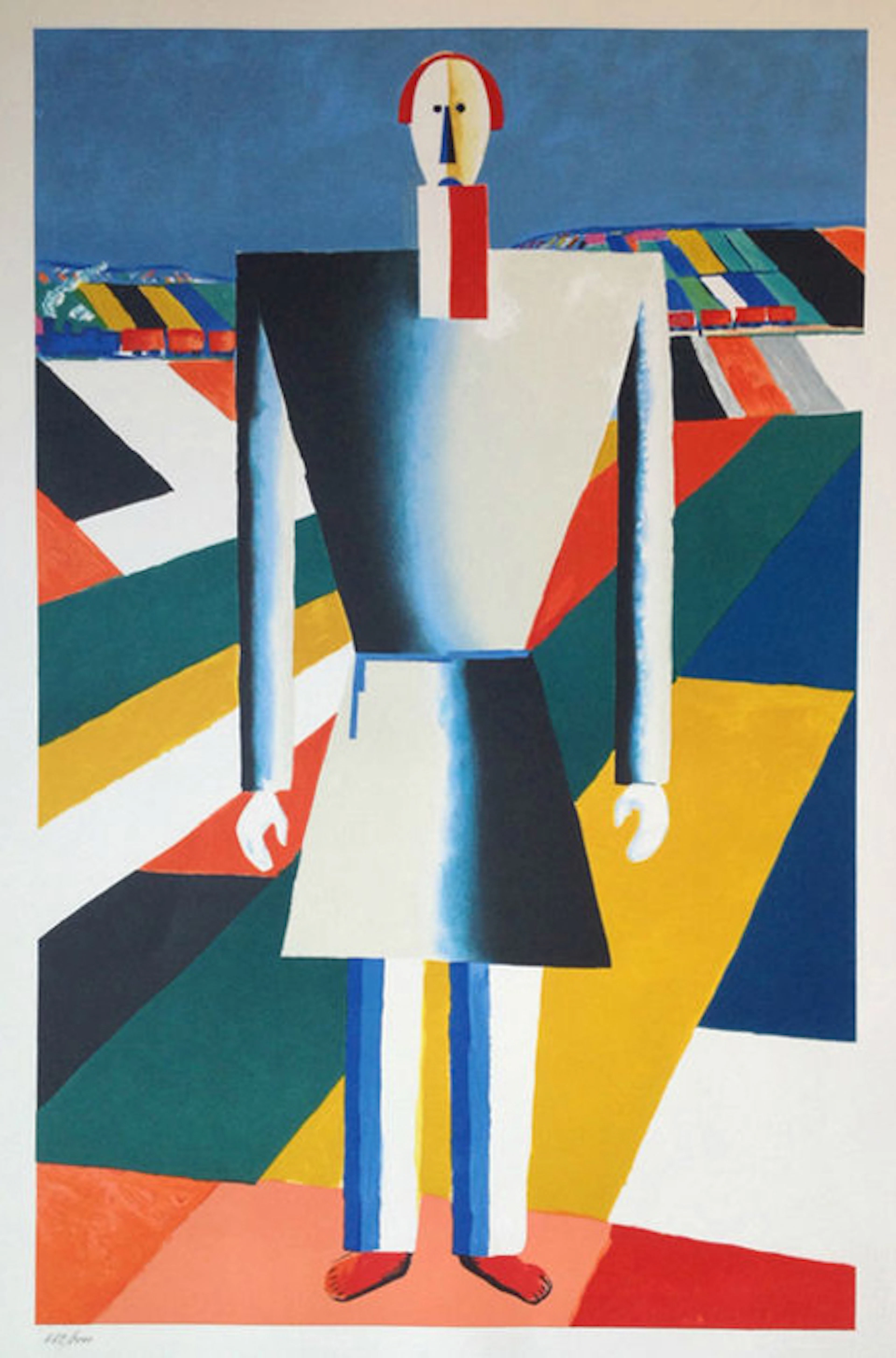 D'après Kasimir Malevitch (1878-1935) « Paysan en pied »