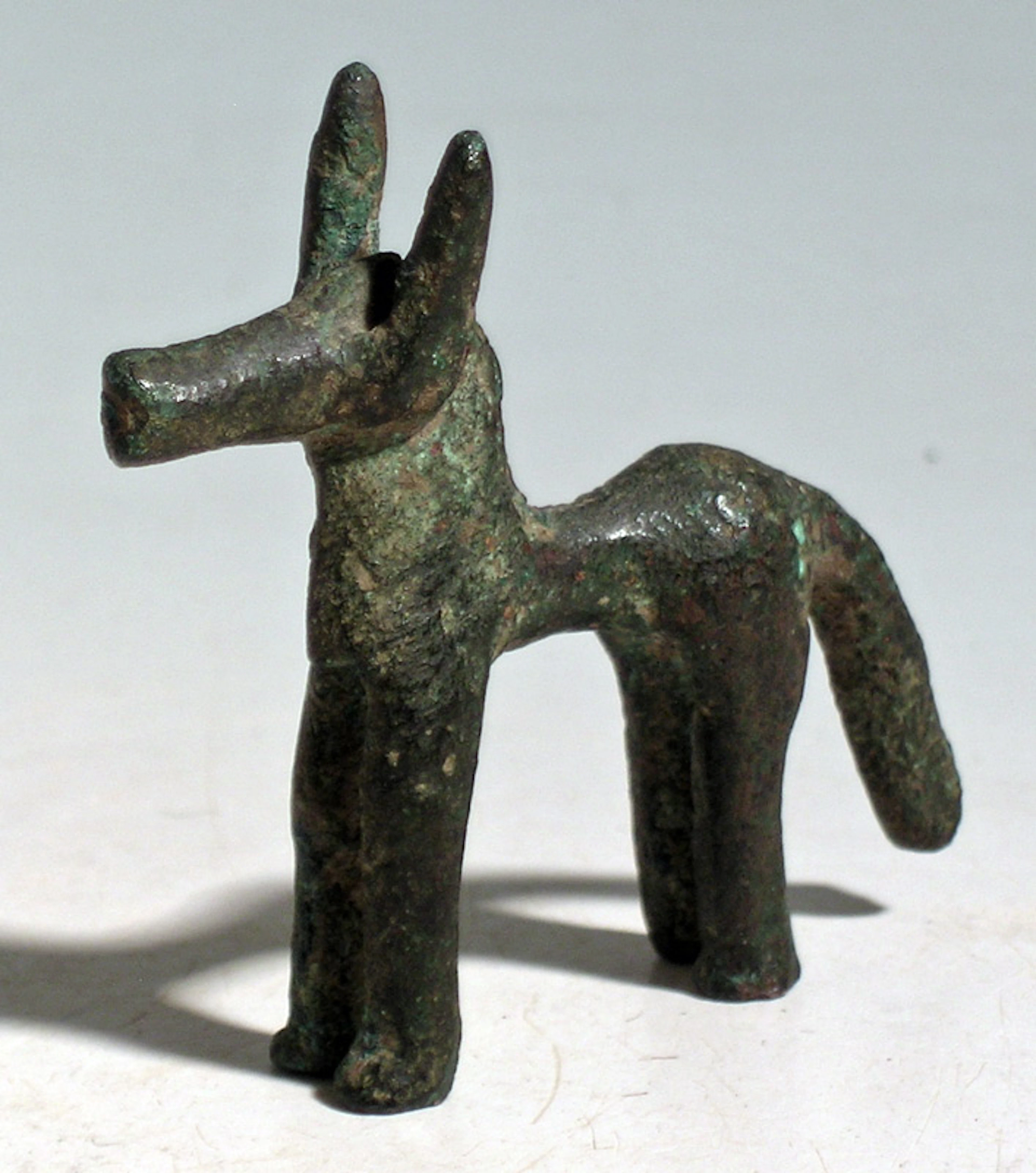 A choice Near Eastern bronze horse figurine