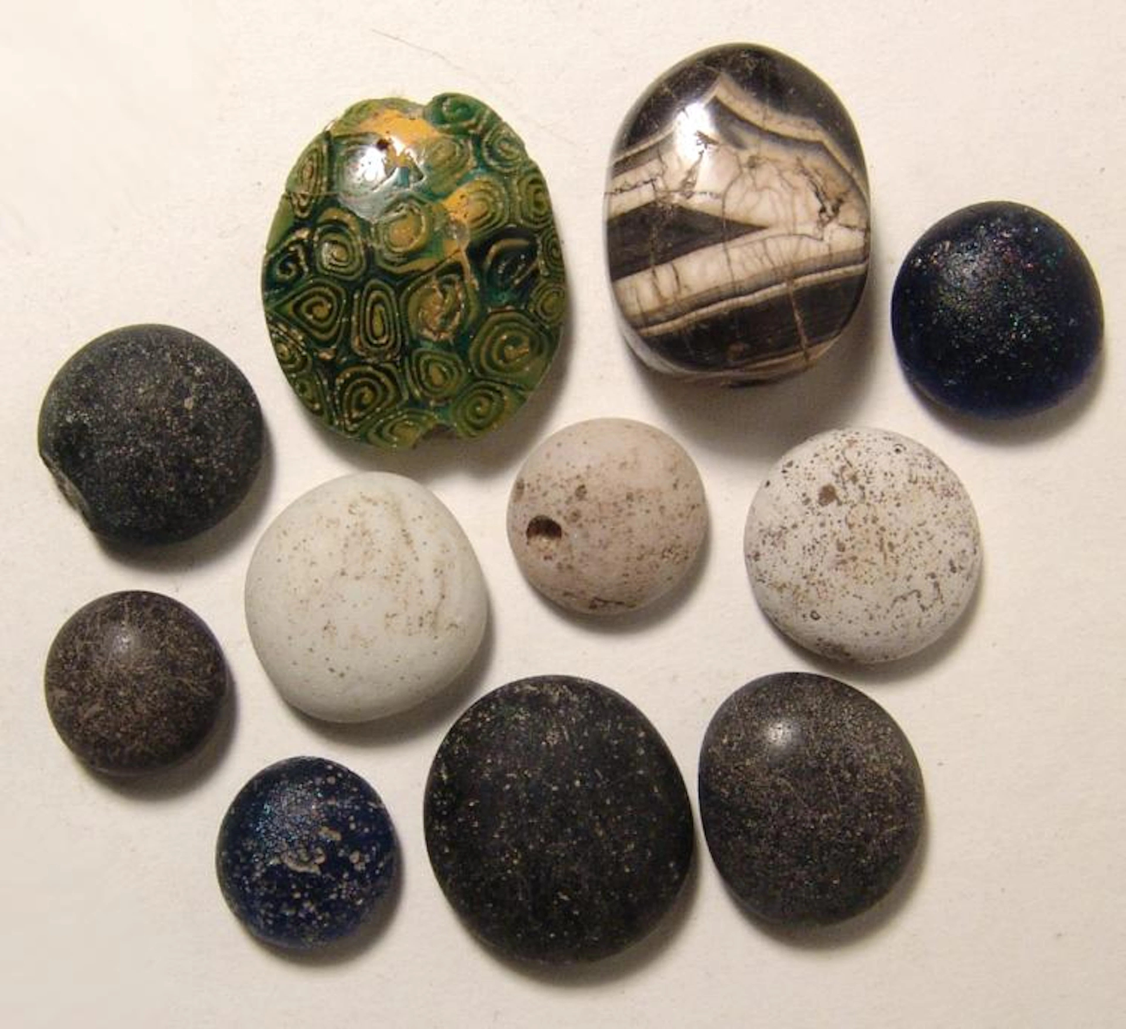 A group of Roman glass and stone tesserae