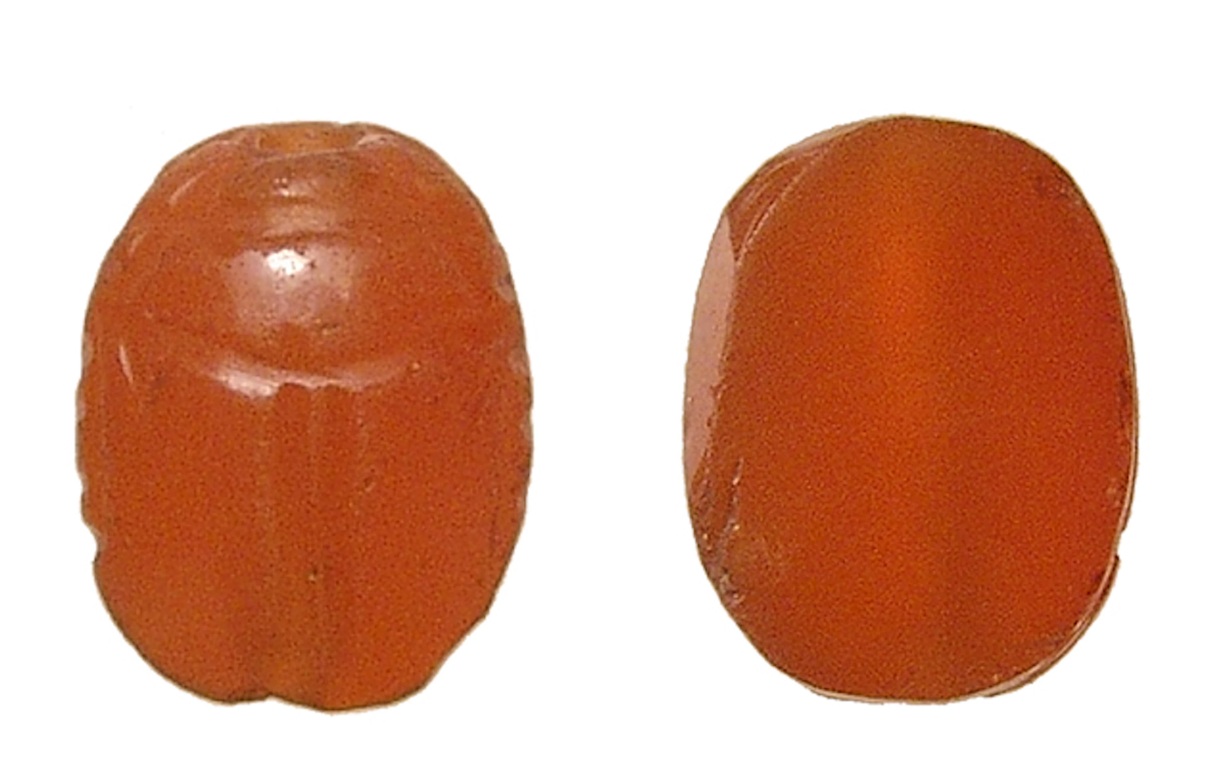 Nice Egyptian carnelian scarab, Middle Kingdom