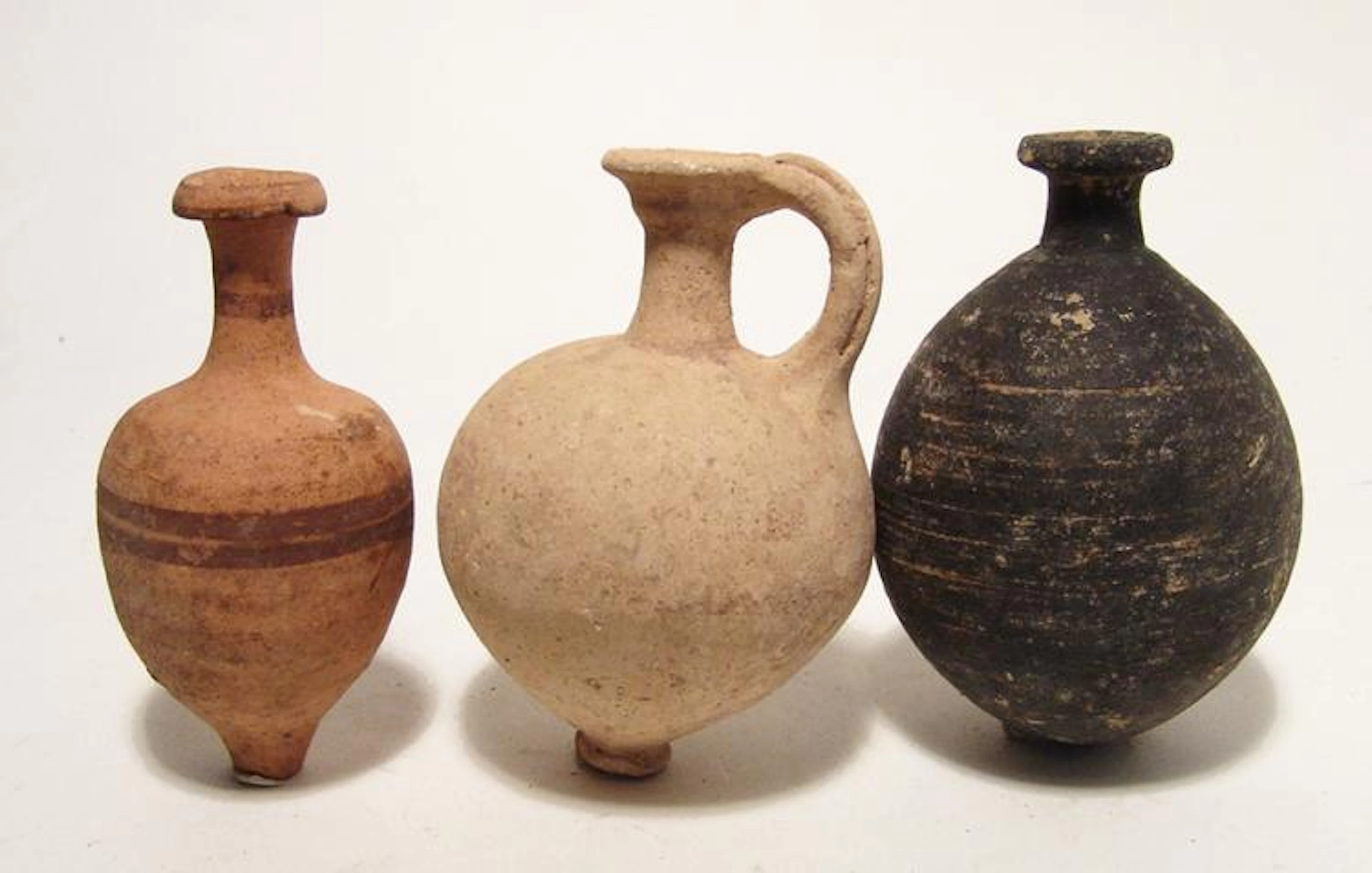 A group of 3 Cypriot ceramic vessels