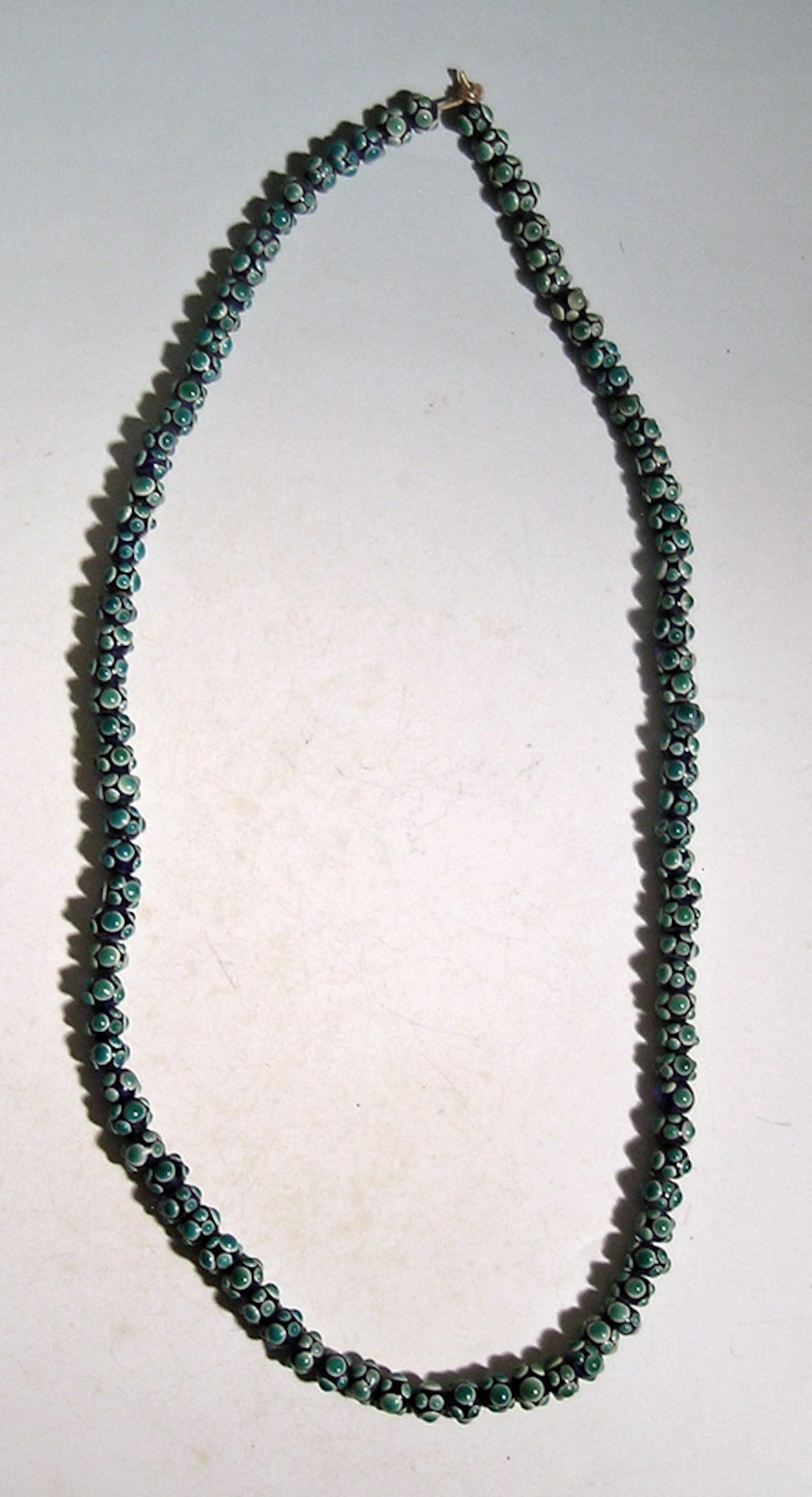 A strand of gorgeous Venetian eye beads
