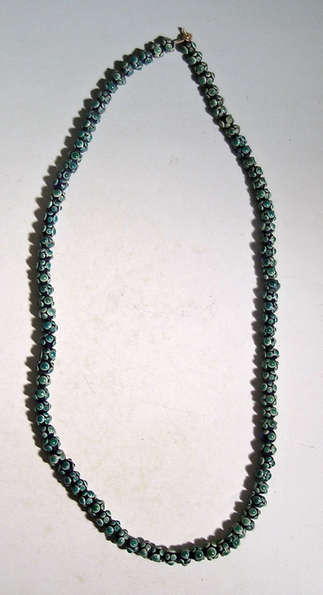 A strand of gorgeous Venetian eye beads