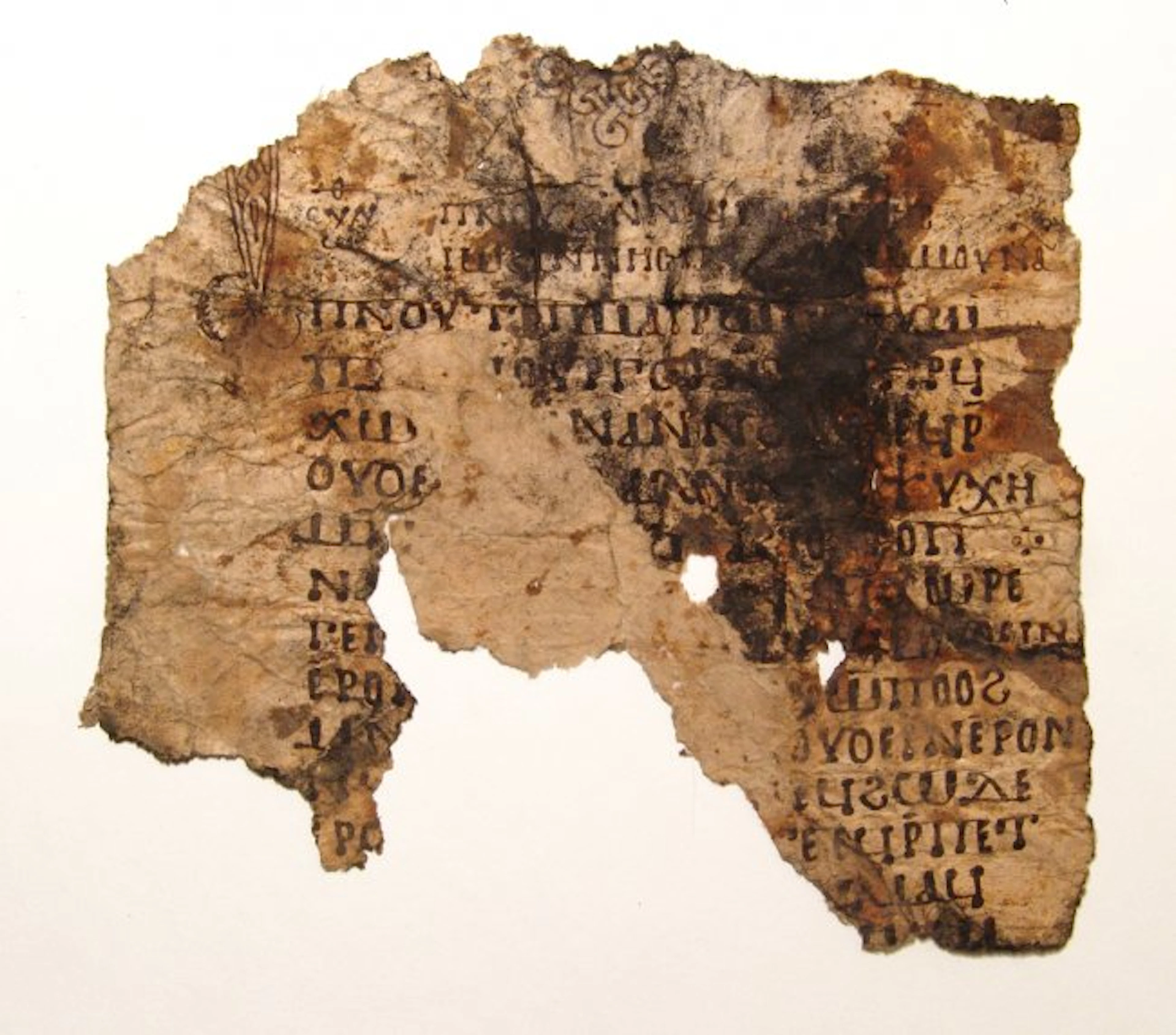 Interesting Medieval vellum Christian homily fragment