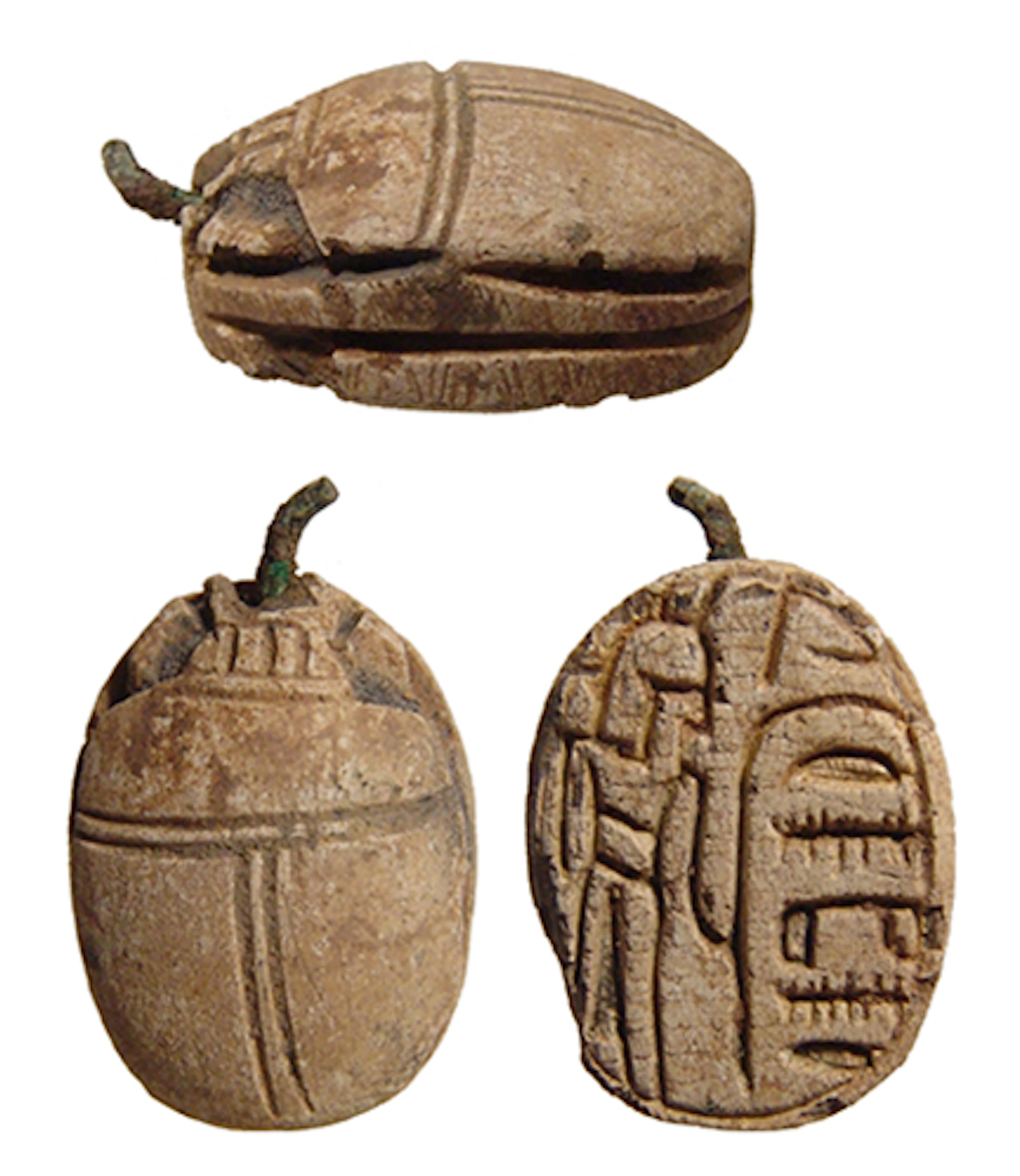 Egyptian 2nd Intermediate scarab with 'An-Ra' cartouche