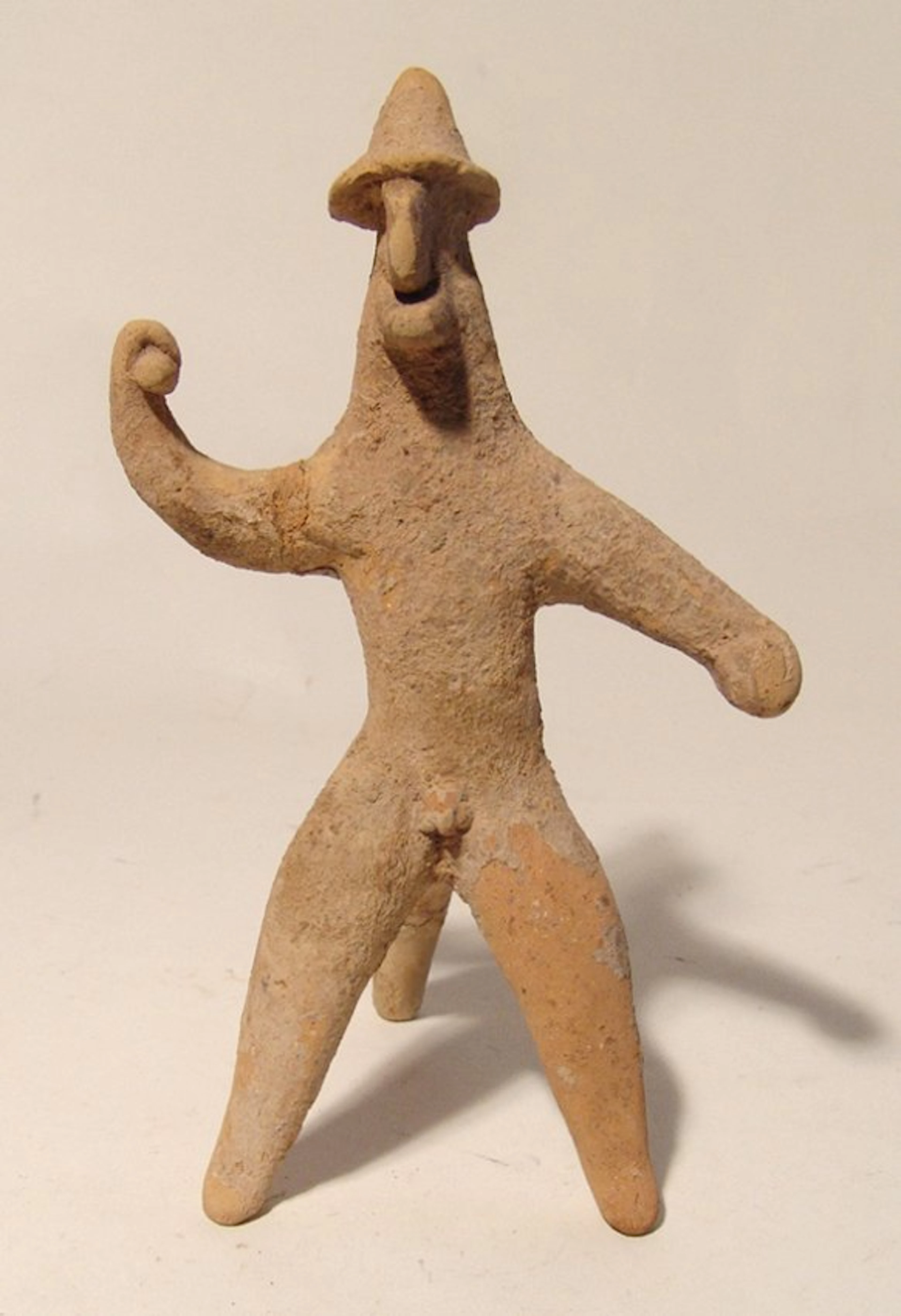 A Boeotian terracotta figurine of a man