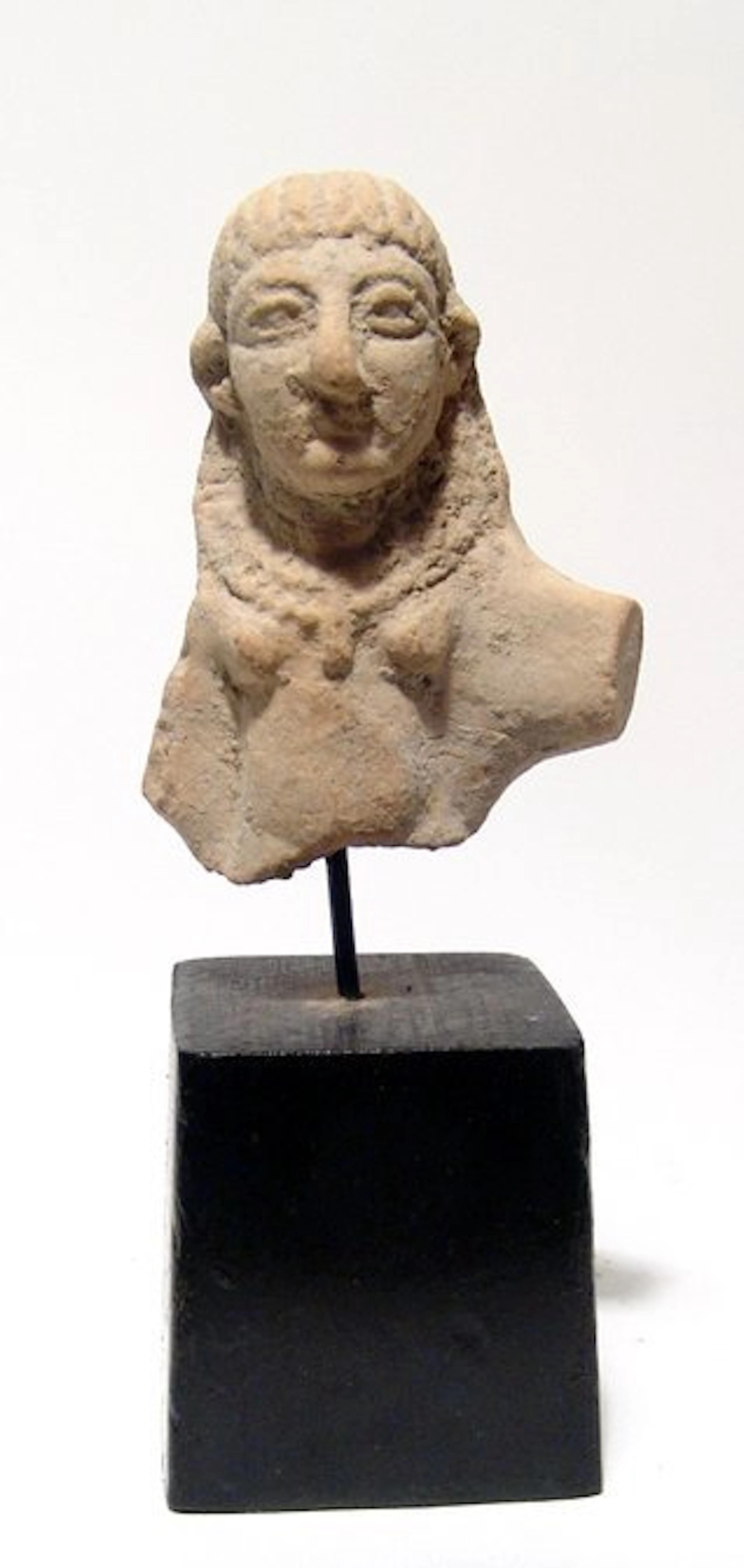 An attractive Levantine terracotta bust of Astarte
