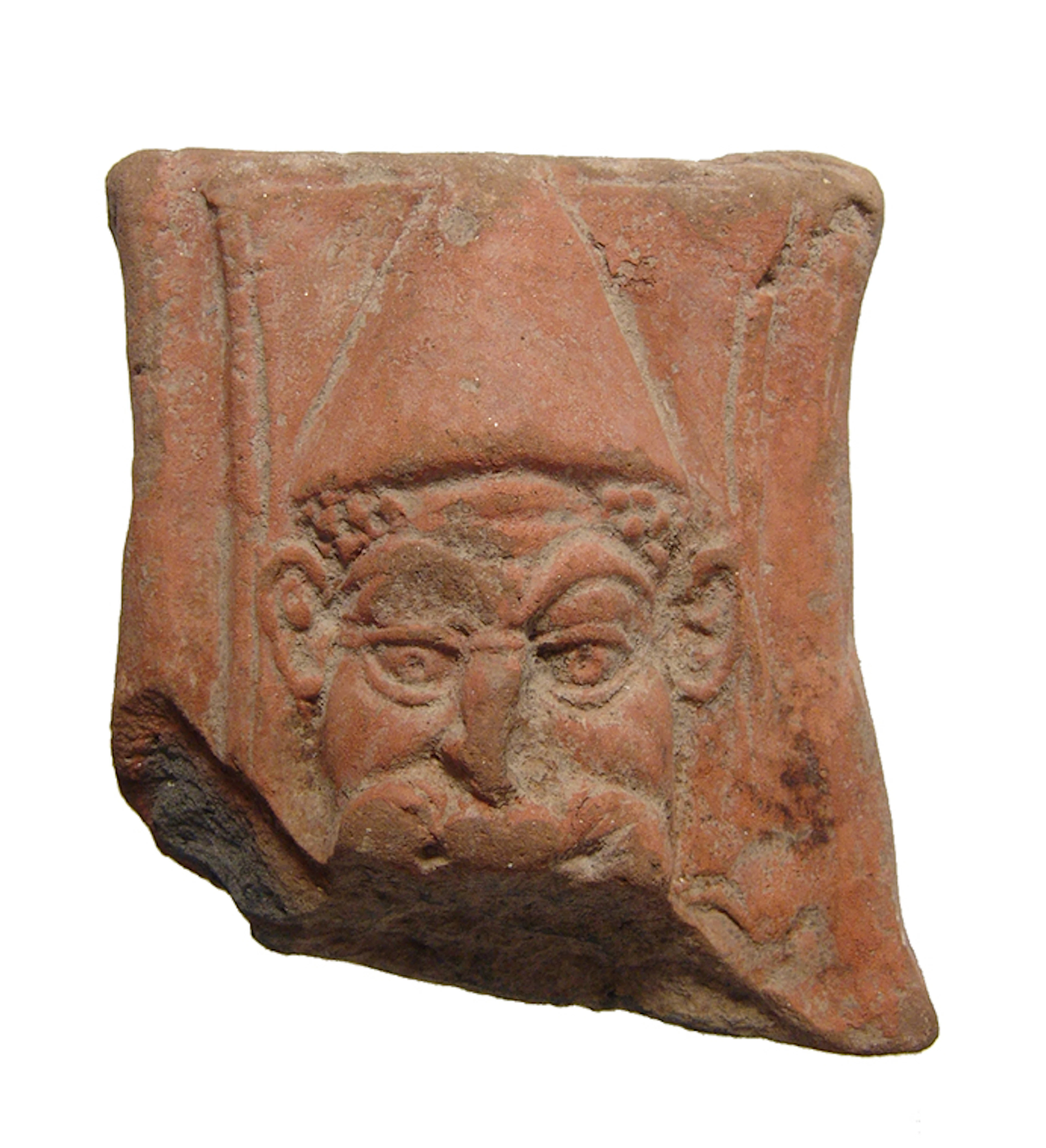 Roman-Egyptian pot-support depicting Papposilenos