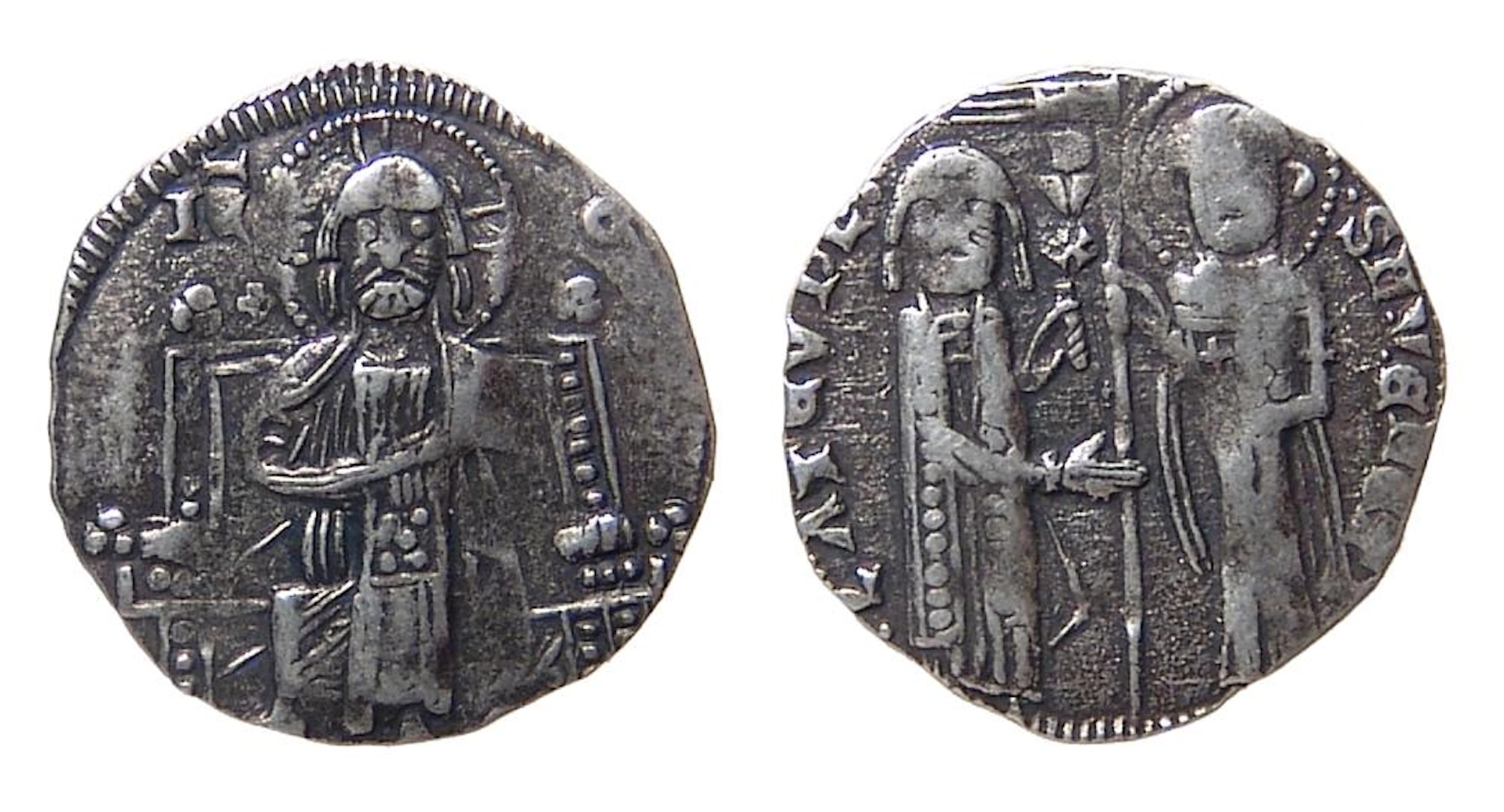 A Medieval silver coin from Venice, Lorenzo Tiepolo